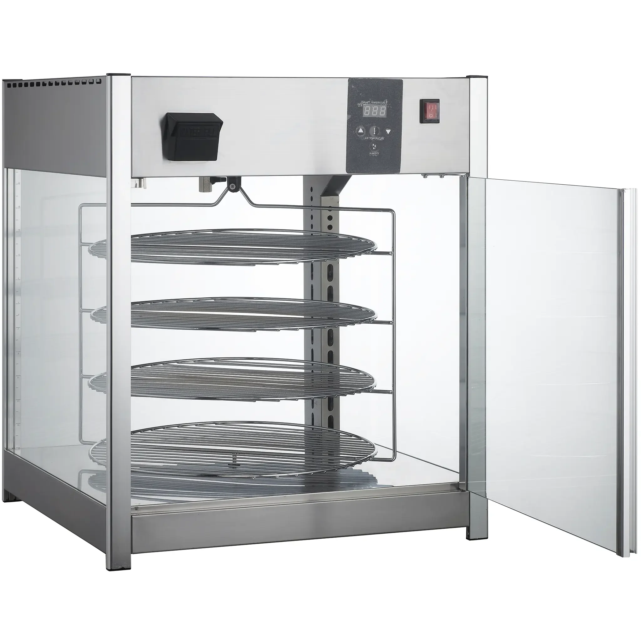 Alpha ADW-158R Deluxe Glass Display Pizza/Food Warmer - Image 2
