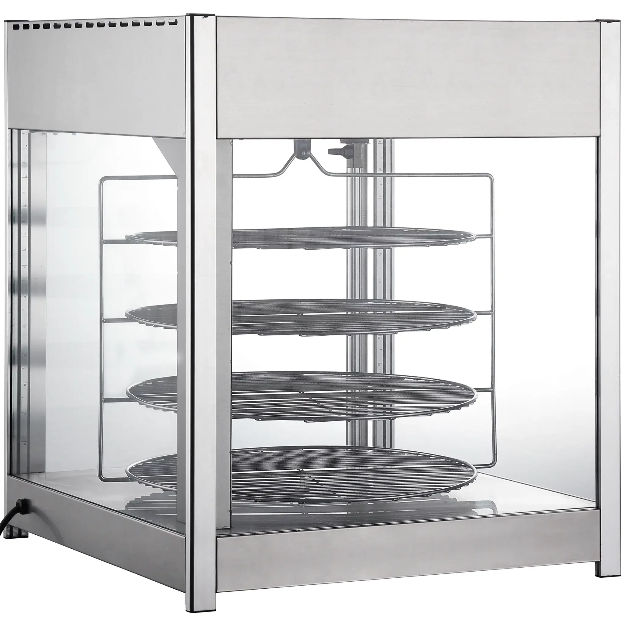 Alpha ADW-158R Deluxe Glass Display Pizza/Food Warmer - Image 3