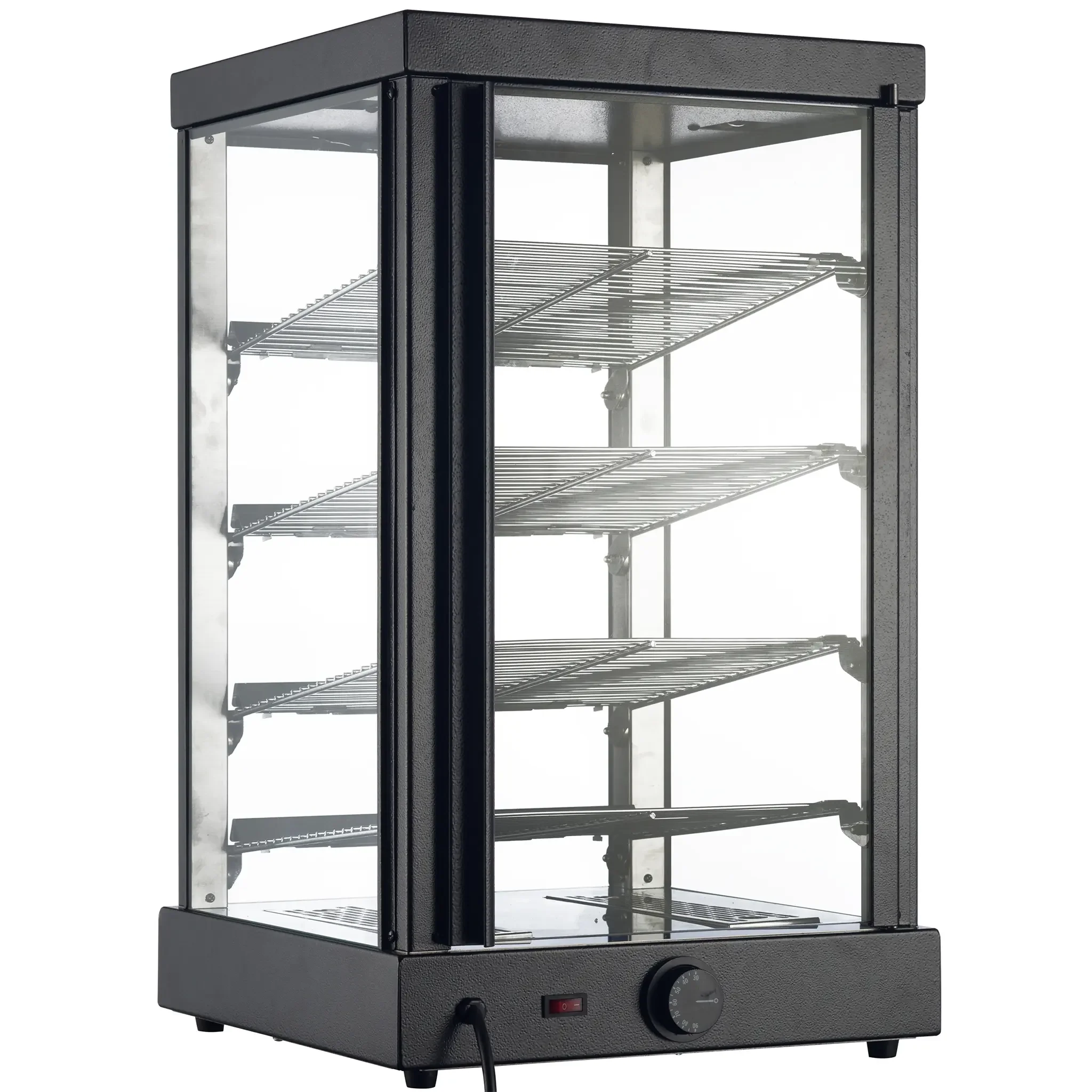 Alpha ADW-79 Square Glass Display 16" Food Warmer