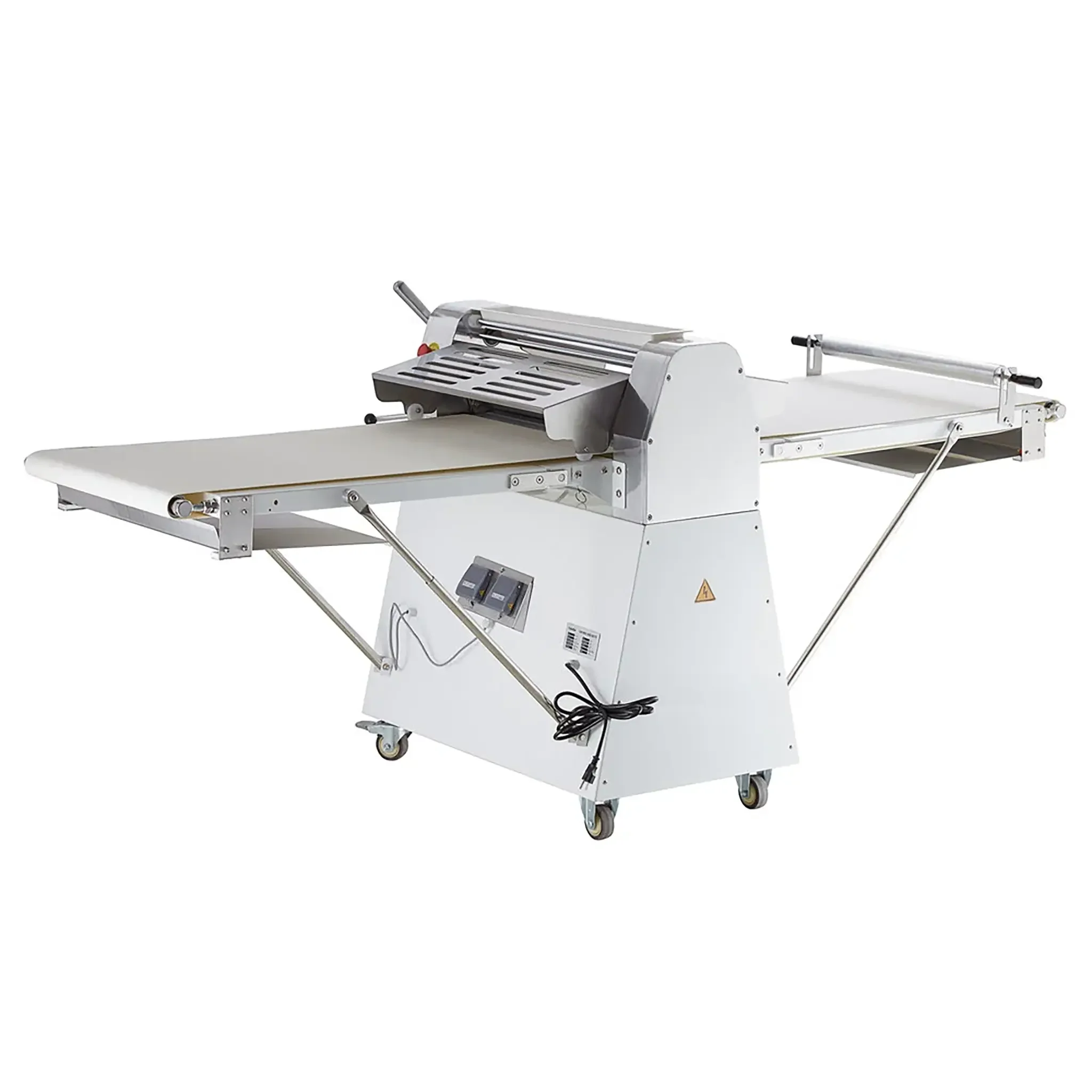 Alpha AFCS-25 Floor Model Reversible Conveyor Dough Sheeter - 25"W x 95"L - Image 2