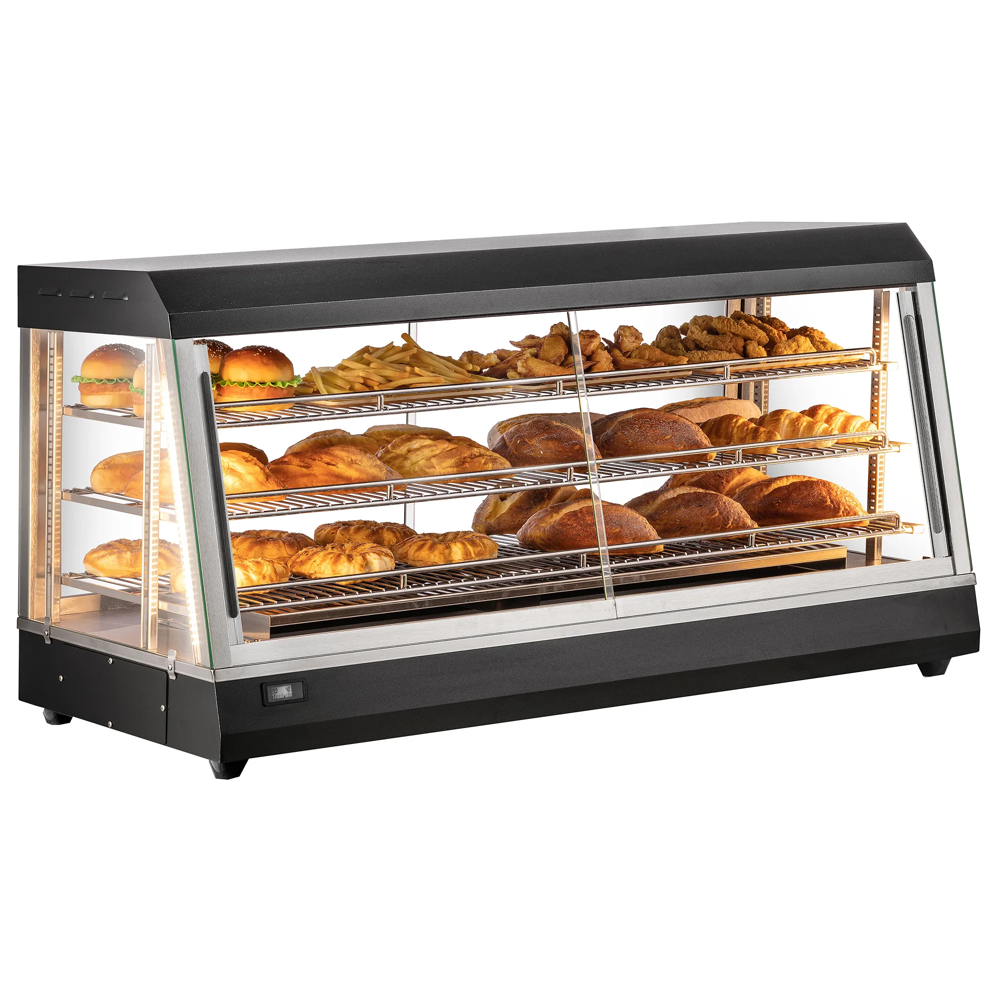 Alpha APDW-48 Deluxe Glass Display 48" Food Warmer