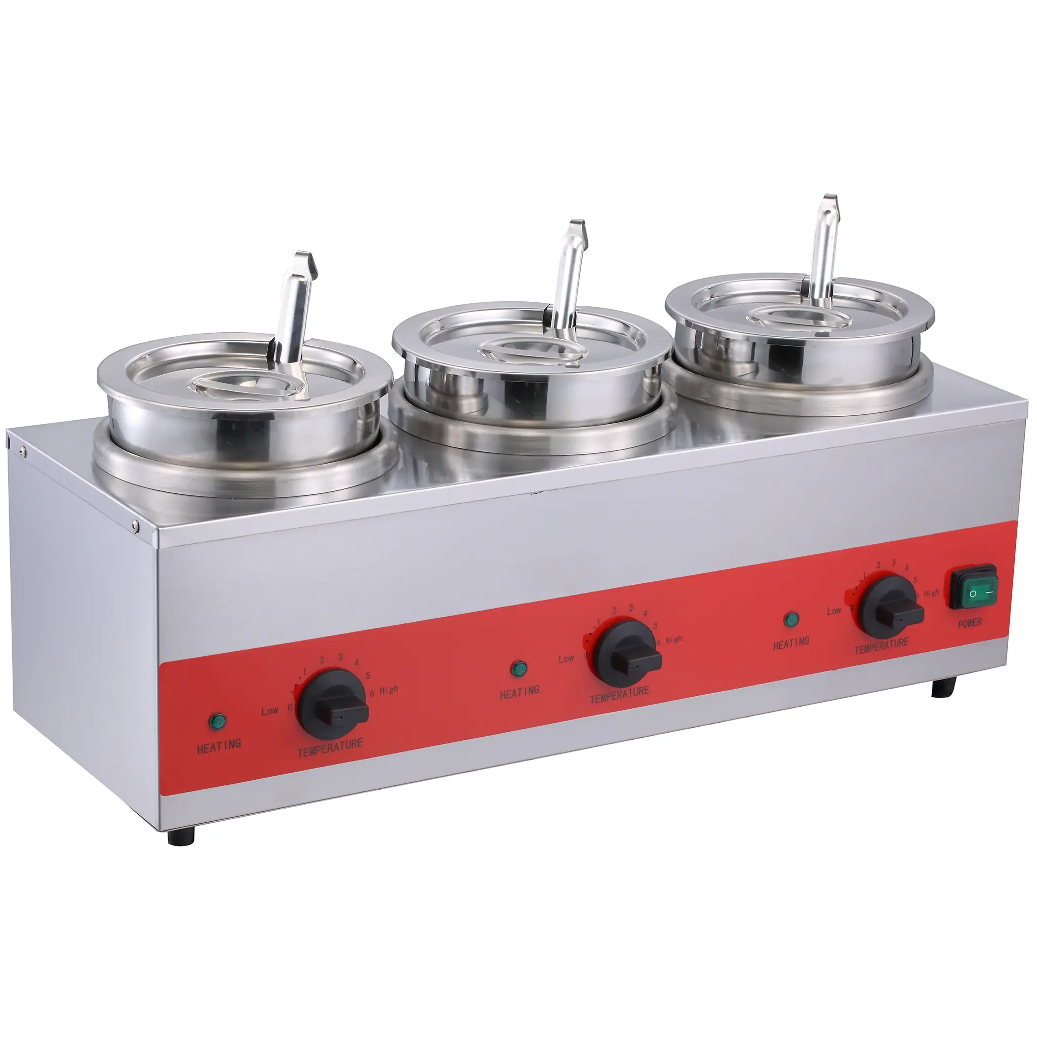 Alpha ASW3-3.5 Triple 3.5 Quart Hot Topping Warmer