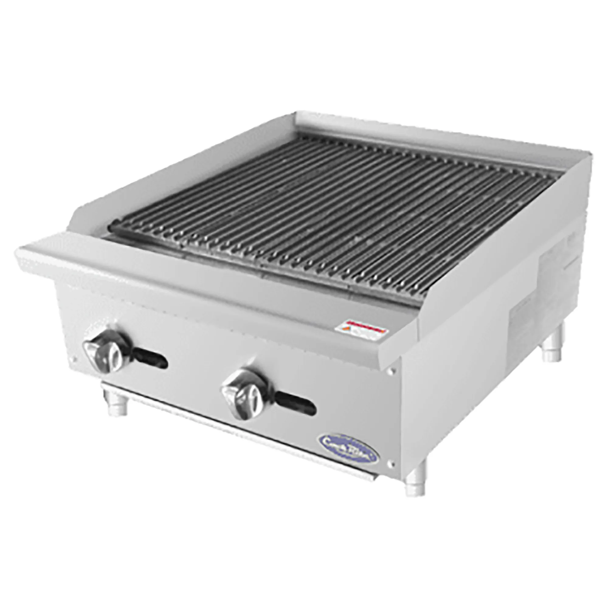 Atosa ATRC/ATCB-24 Series Natural Gas/Propane 24" Heavy Duty Charbroiler - Radiant or Lava Rock - Image 2