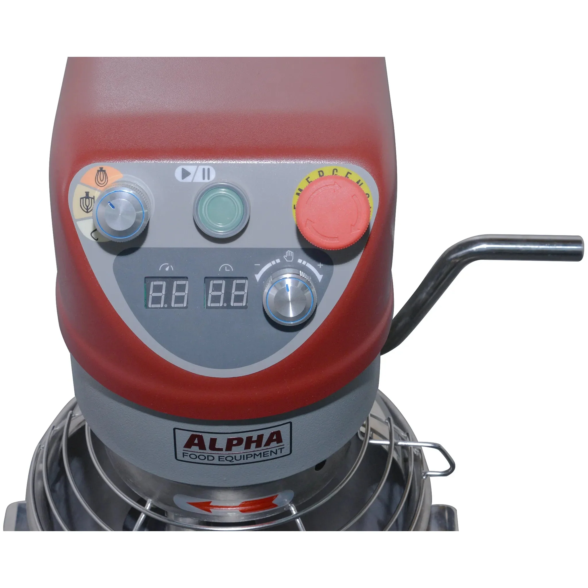 Alpha AVP-10 Commercial Planetary Stand Mixer - 10 Qt Capacity, 120V - Image 4