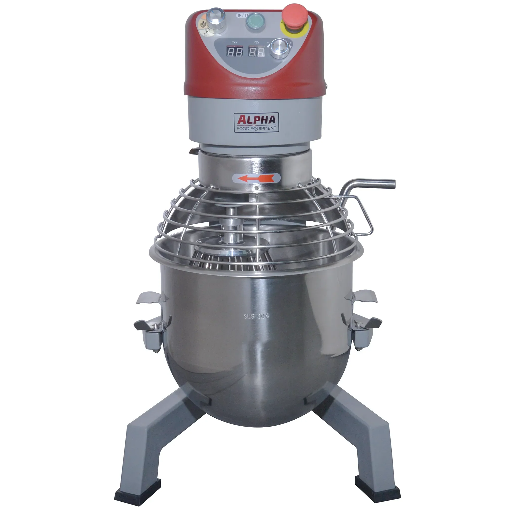 Alpha AVP-20 Commercial Planetary Stand Mixer - 20 Qt Capacity, 120V - Image 2
