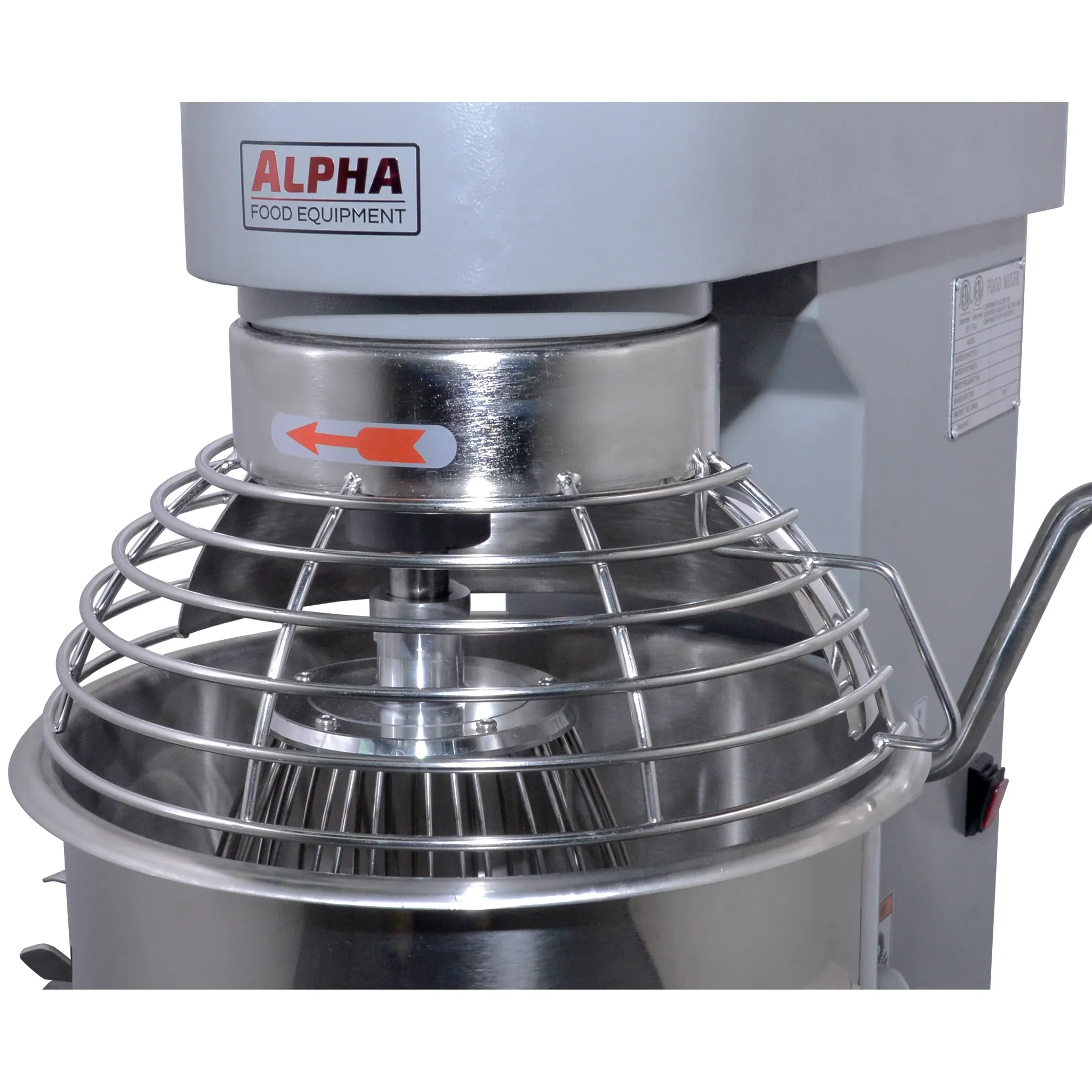 Alpha AVP-20 Commercial Planetary Stand Mixer - 20 Qt Capacity, 120V - Image 3