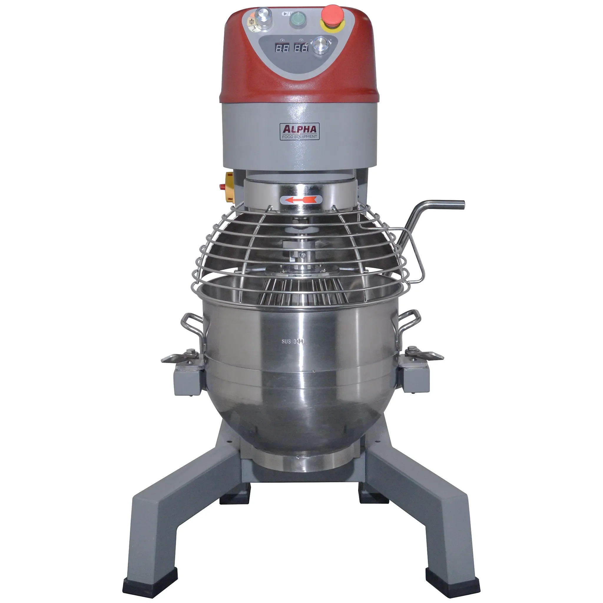Alpha AVP-30 Commercial Planetary Stand Mixer - 30 Qt Capacity, 120V - Image 2