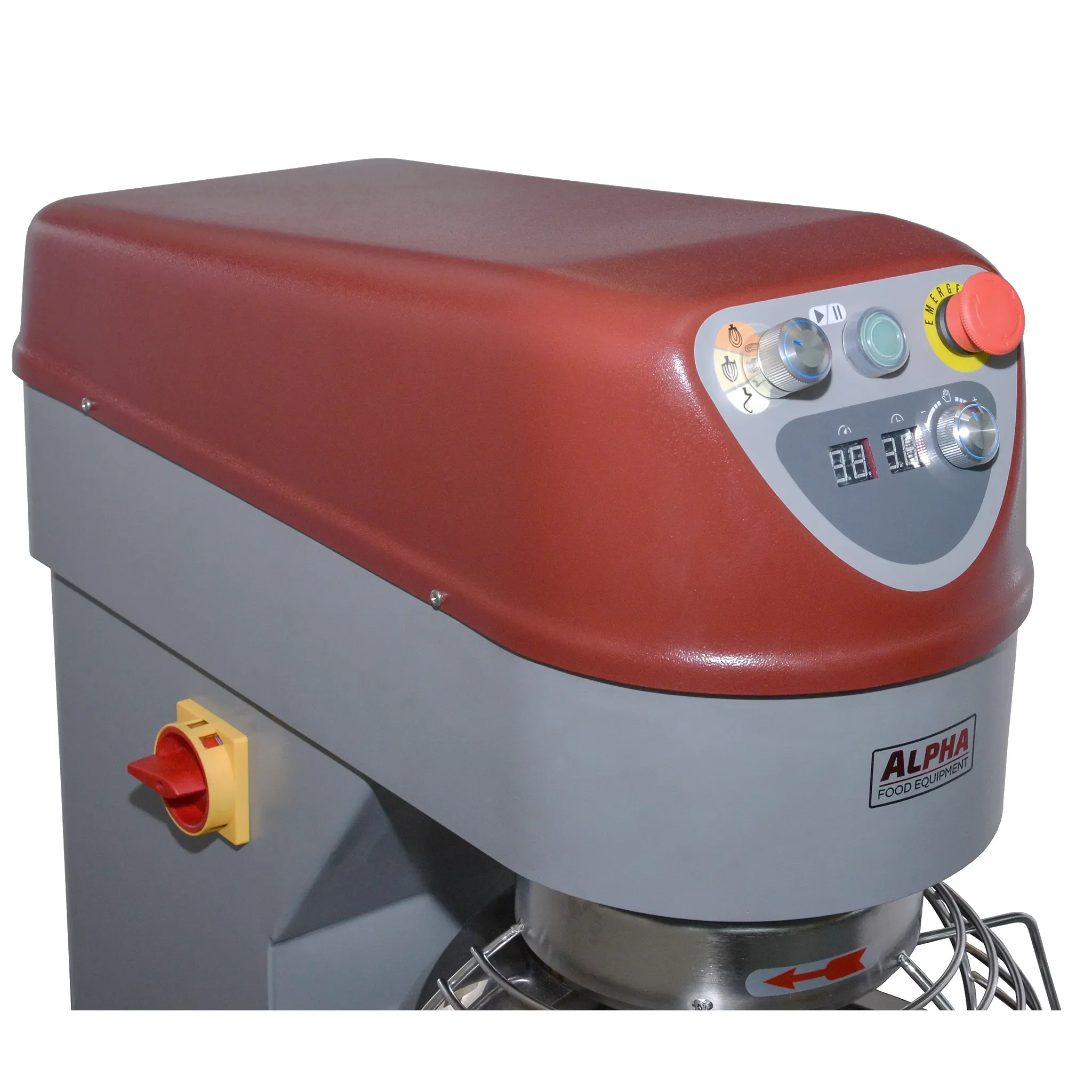 Alpha AVP-30 Commercial Planetary Stand Mixer - 30 Qt Capacity, 120V - Image 3