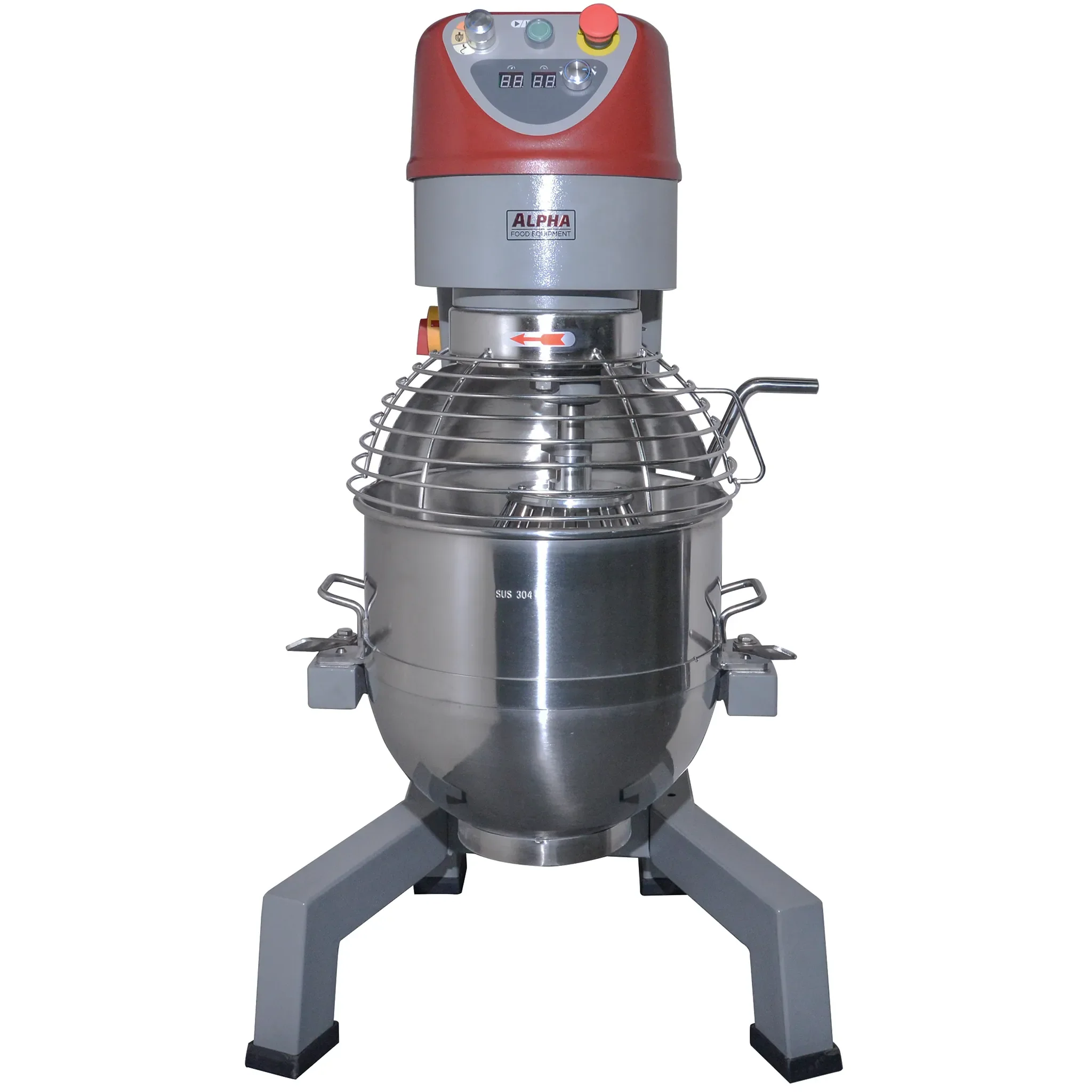 Alpha AVP-40 Commercial Planetary Stand Mixer - 40 Qt Capacity, 120V - Image 2