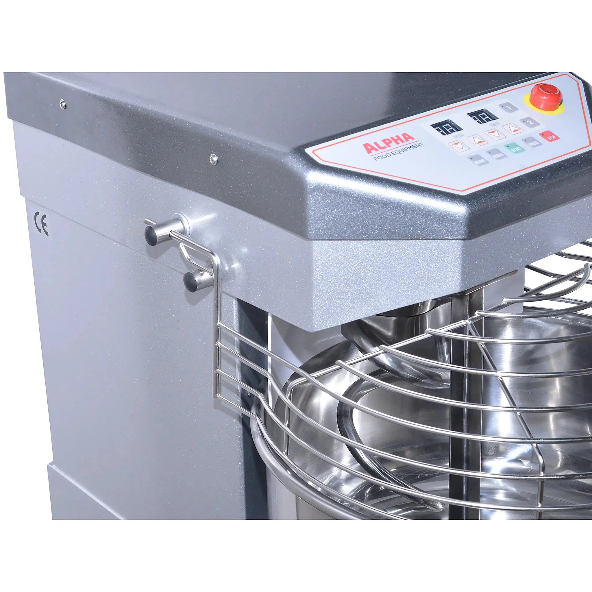 Alpha AVS-30 Ten Speed Commercial Spiral Mixer - 30Qt Capacity, 120V - Image 3