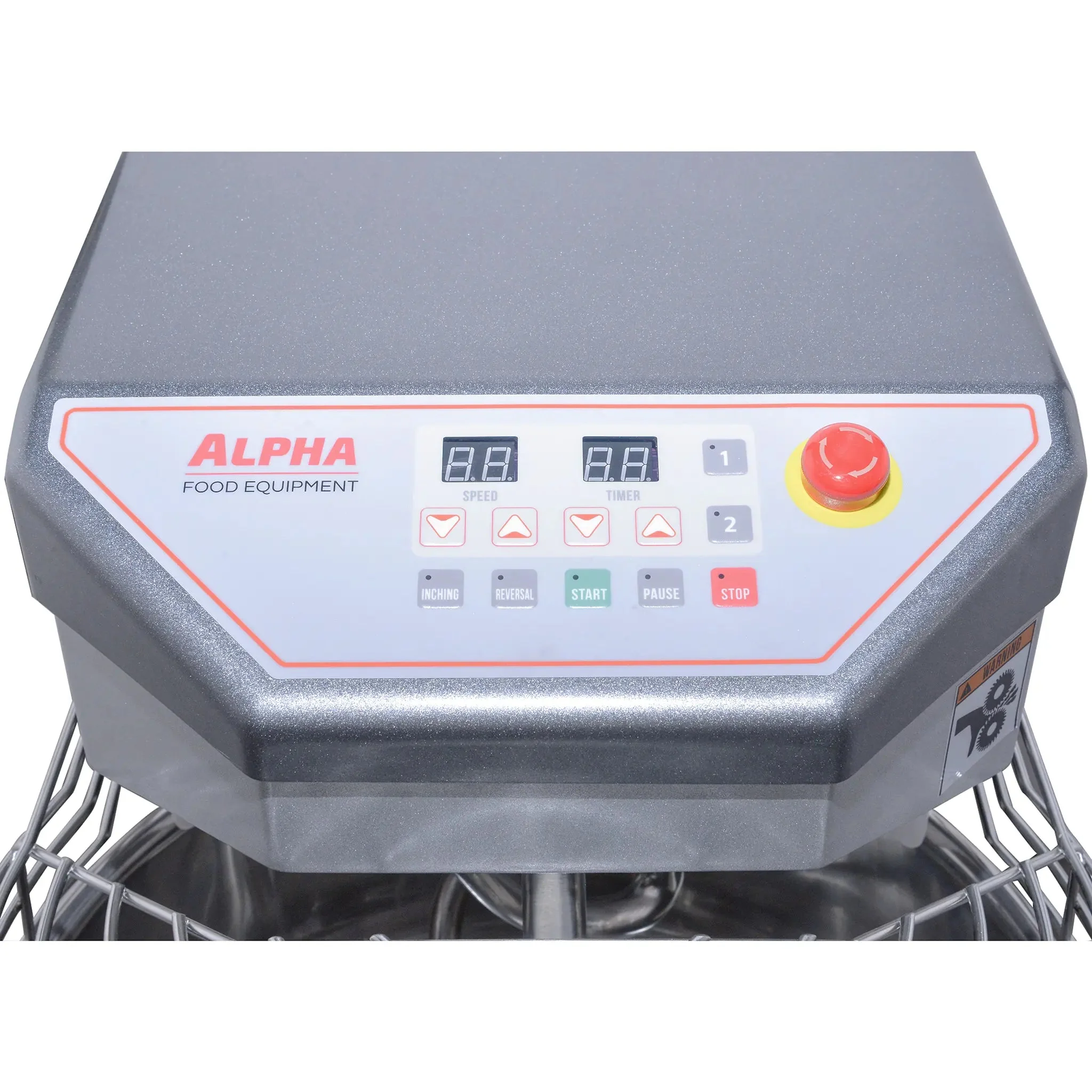 Alpha AVS-30 Ten Speed Commercial Spiral Mixer - 30Qt Capacity, 120V - Image 4