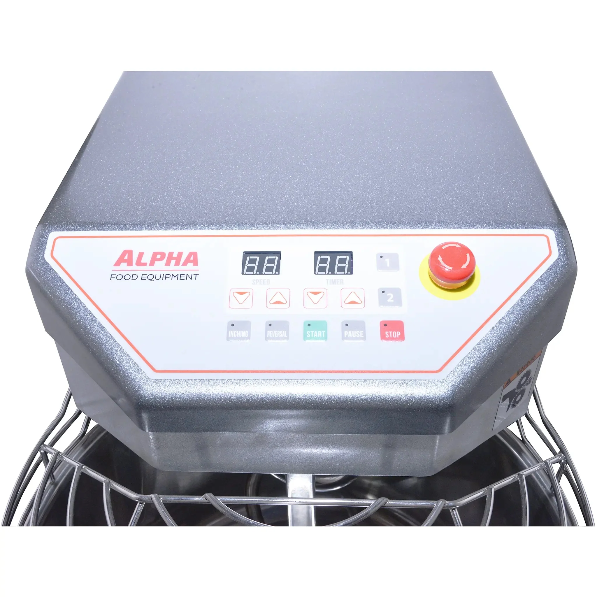 Alpha AVS-40 Ten Speed Commercial Spiral Mixer - 40Qt Capacity, 208V Single Phase - Image 2