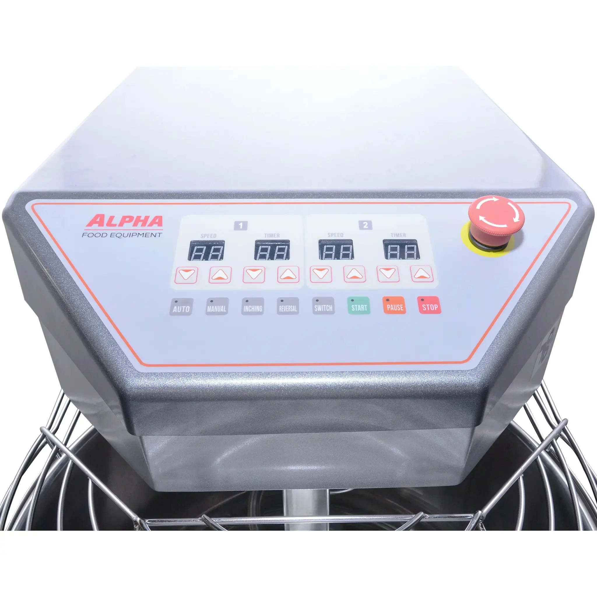 Alpha AVS-60 Ten Speed Commercial Spiral Mixer - 60Qt Capacity, 208V Single Phase - Image 4
