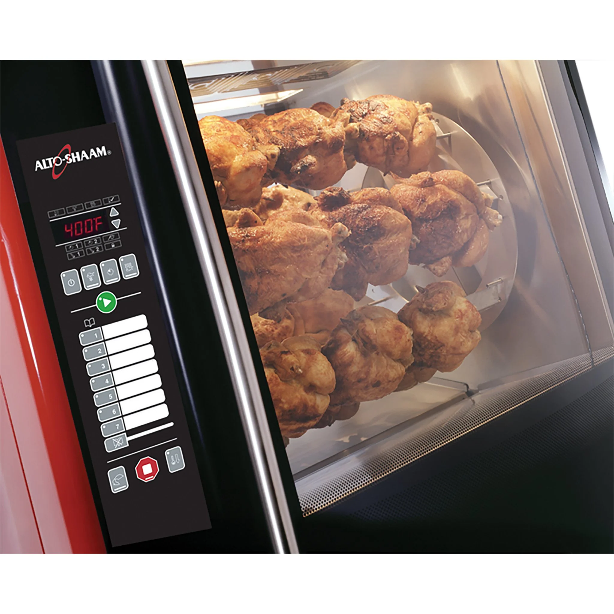 Alto-Shaam AR-7E Electric Chicken Rotisserie - 21 to 28 Bird Capacity, 240V, Single or Three Phase - Image 2