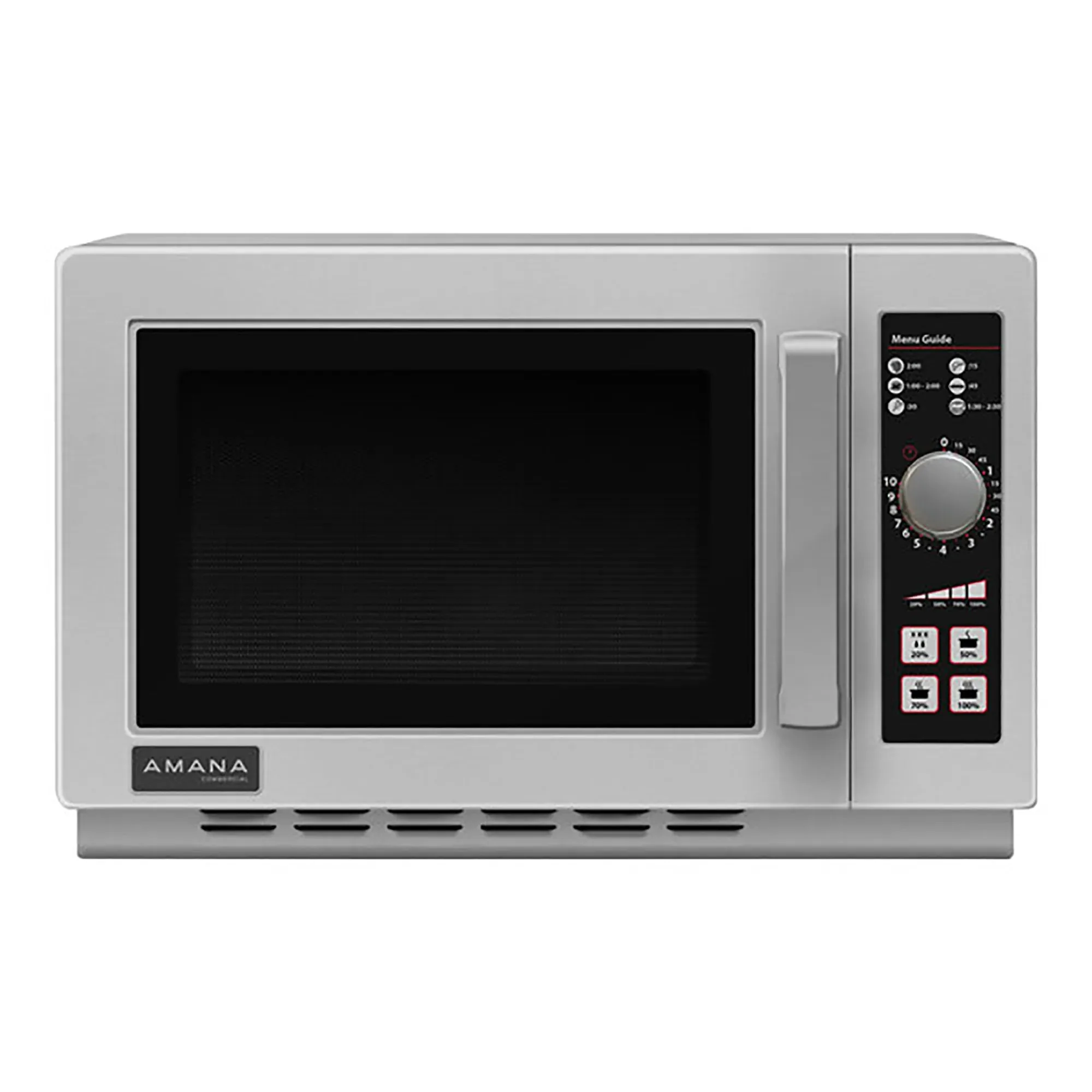 Amana RCS10DSE Medium Volume Commercial Dial Control Microwave with Filter - 1000W, Fits 14" Platter