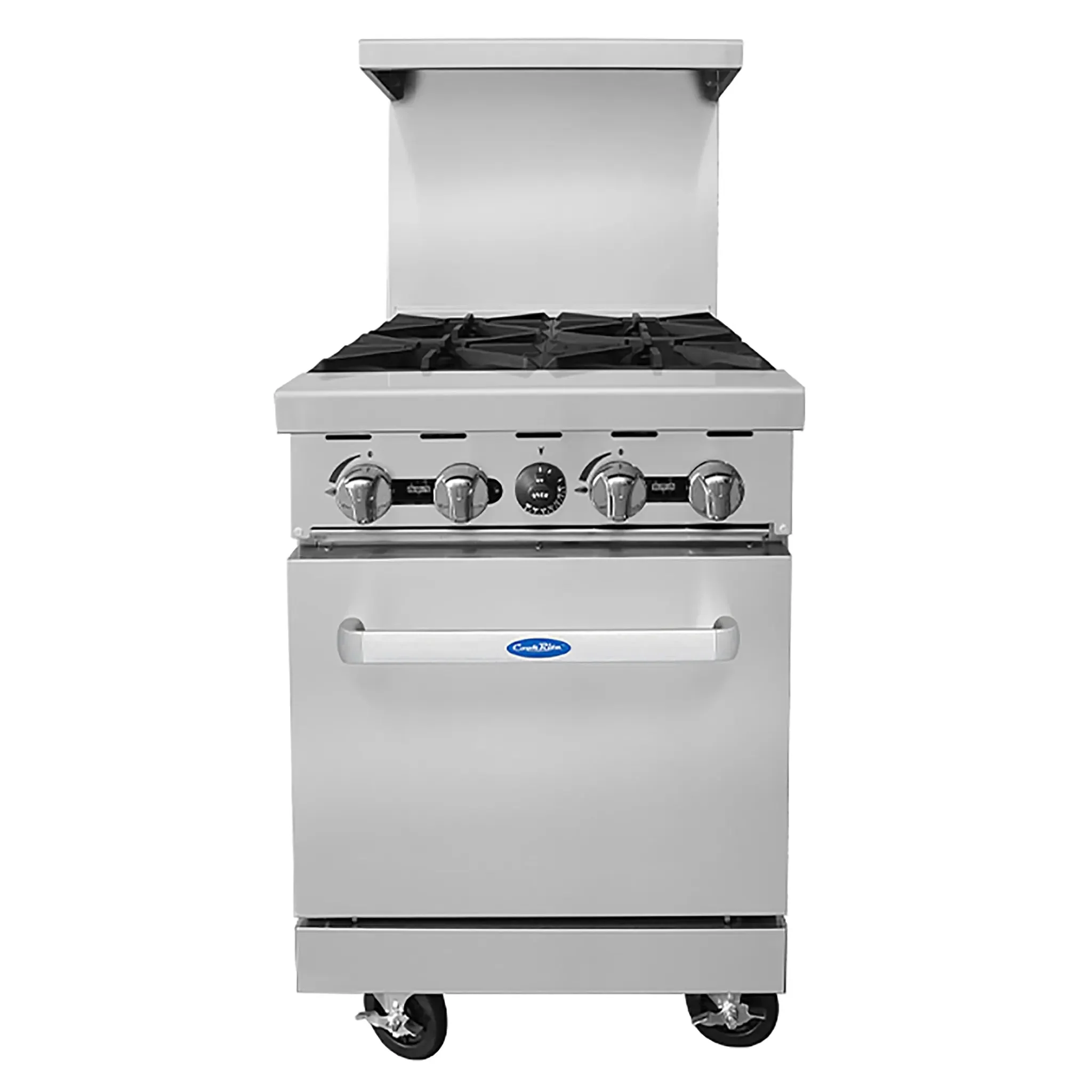 Atosa AGR-4B Natural Gas/Propane 24" Stove Top Cooking Range - 4 Burners