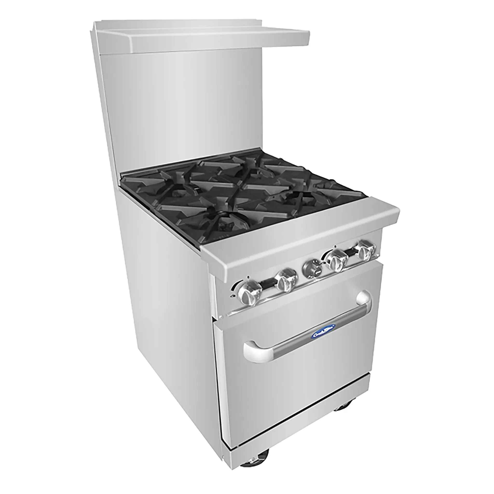 Atosa AGR-4B Natural Gas/Propane 24" Stove Top Cooking Range - 4 Burners - Image 3