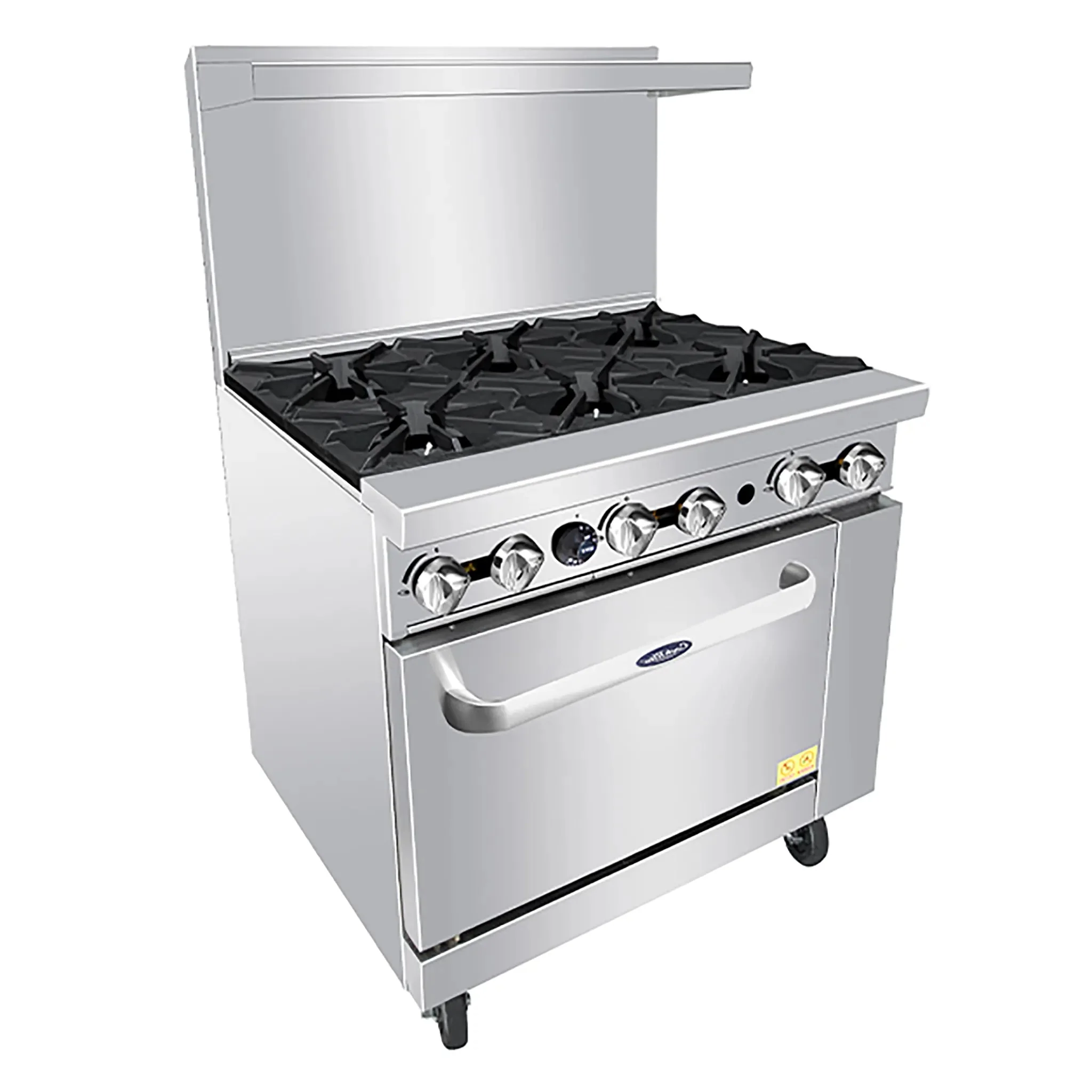 Atosa AGR-6B Natural Gas/Propane 36" Stove Top Range - 6 Burners - Image 3