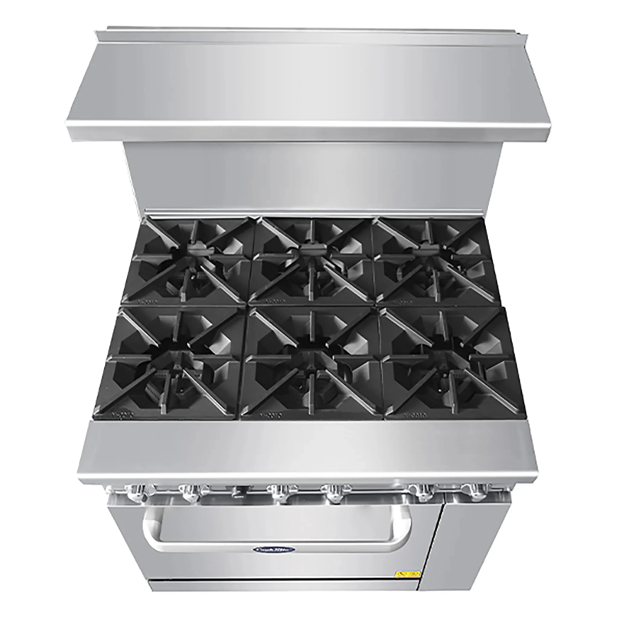Atosa AGR-6B Natural Gas/Propane 36" Stove Top Range - 6 Burners - Image 4