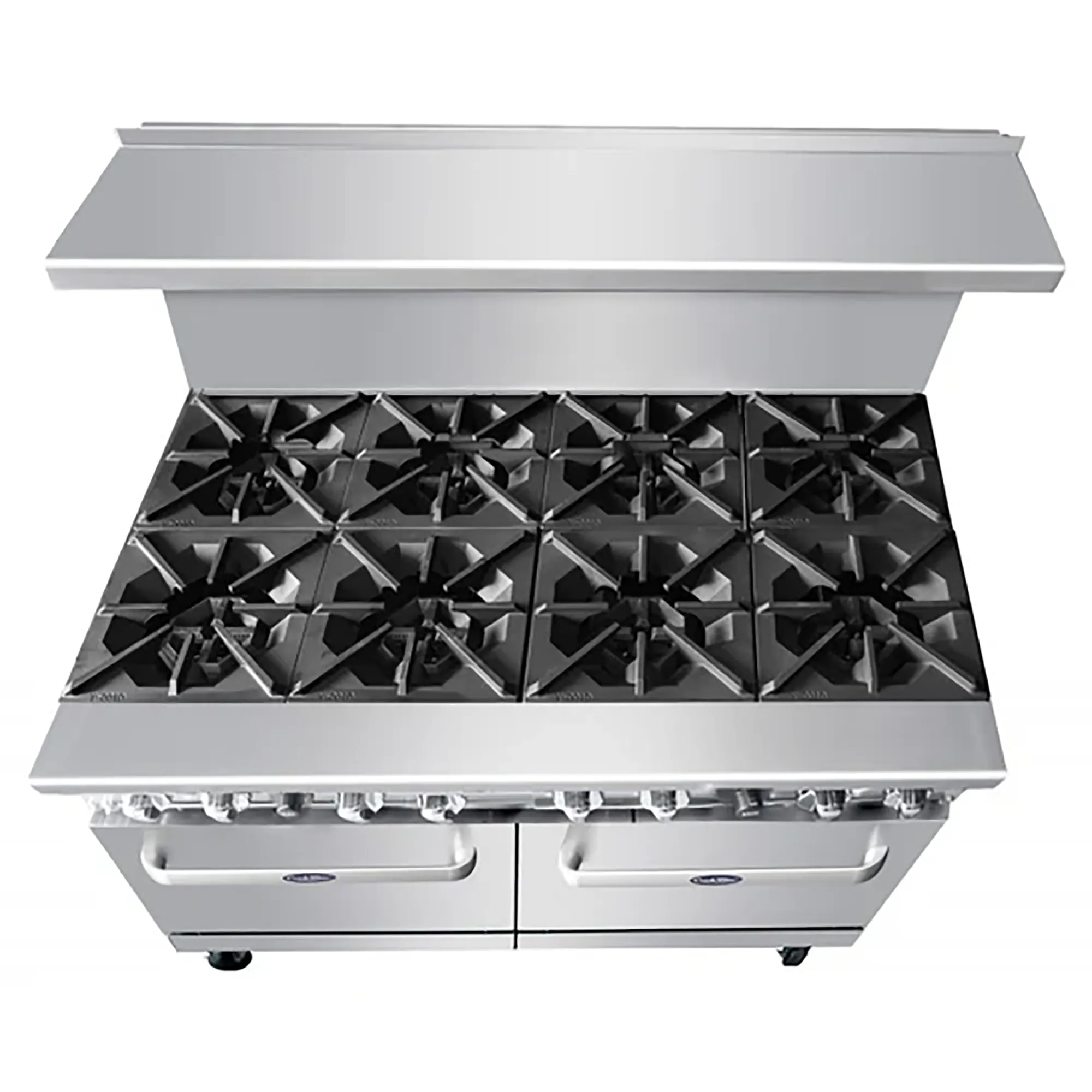 Atosa AGR-8B Natural Gas/Propane 48" Stove Top Cooking Range - 8 Burners - Image 3