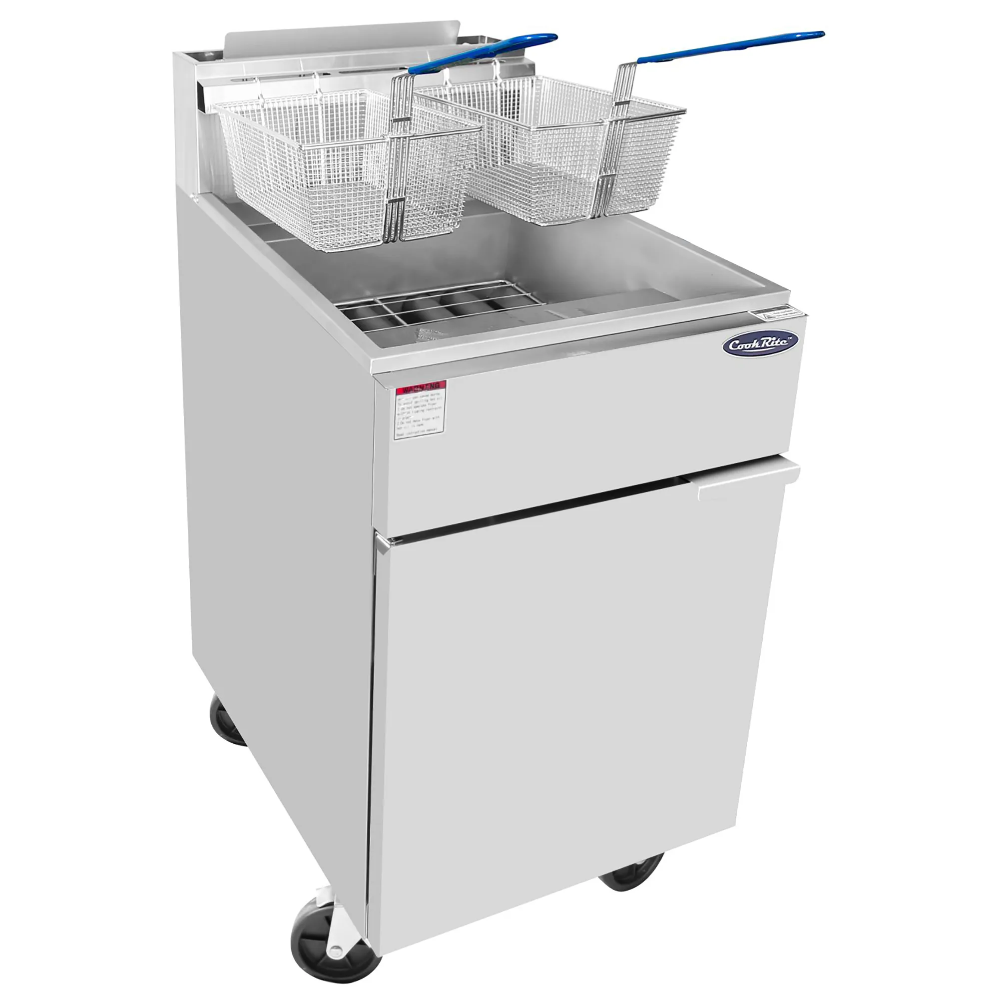 Atosa ATFS-75ES Natural Gas/Propane 75LB High Efficiency Fryer - Image 2