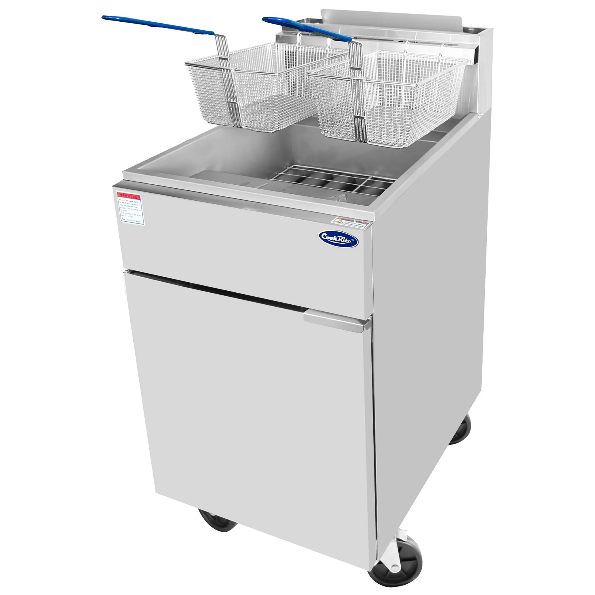 Atosa ATFS-75ES Natural Gas/Propane 75LB High Efficiency Fryer - Image 3
