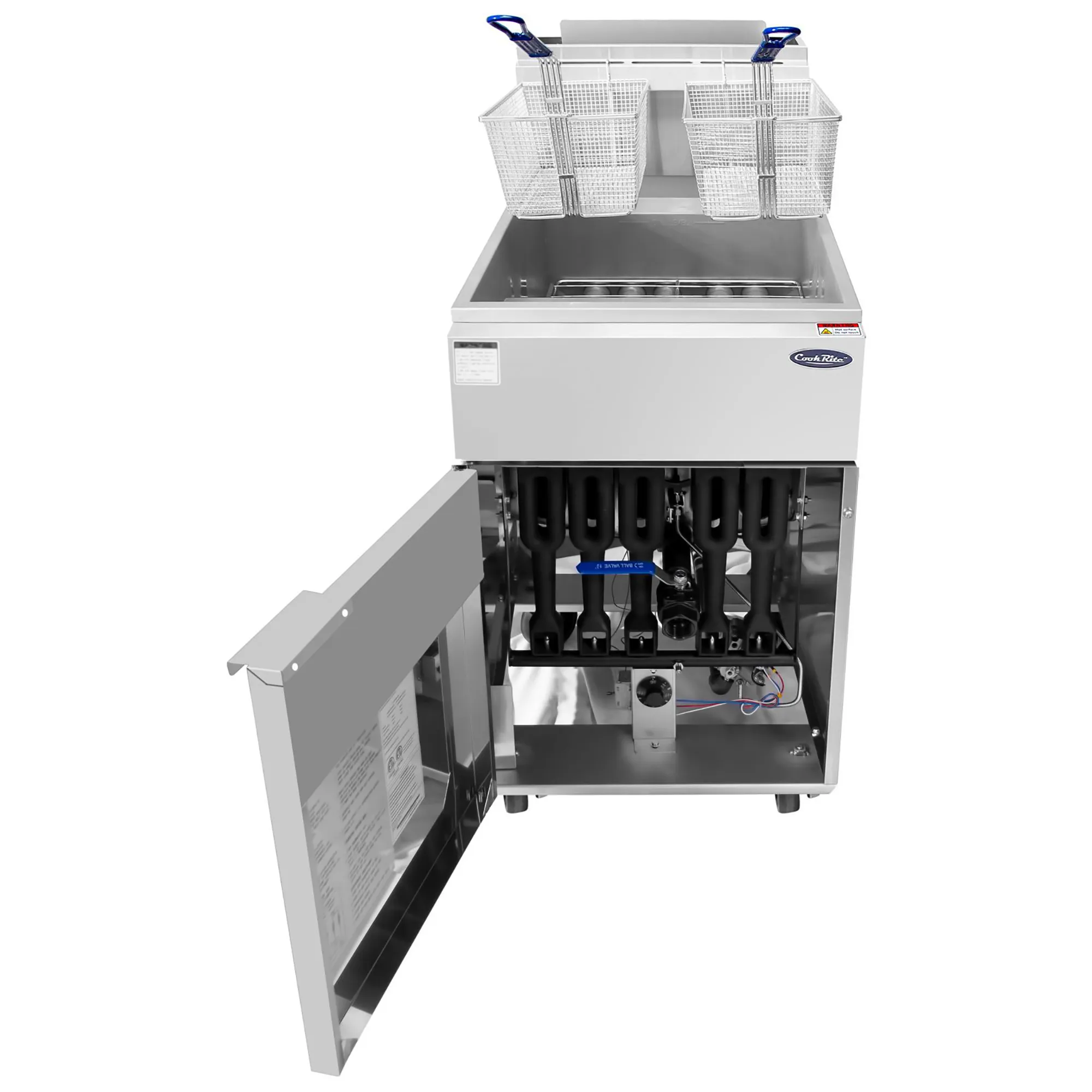 Atosa ATFS-75ES Natural Gas/Propane 75LB High Efficiency Fryer - Image 5