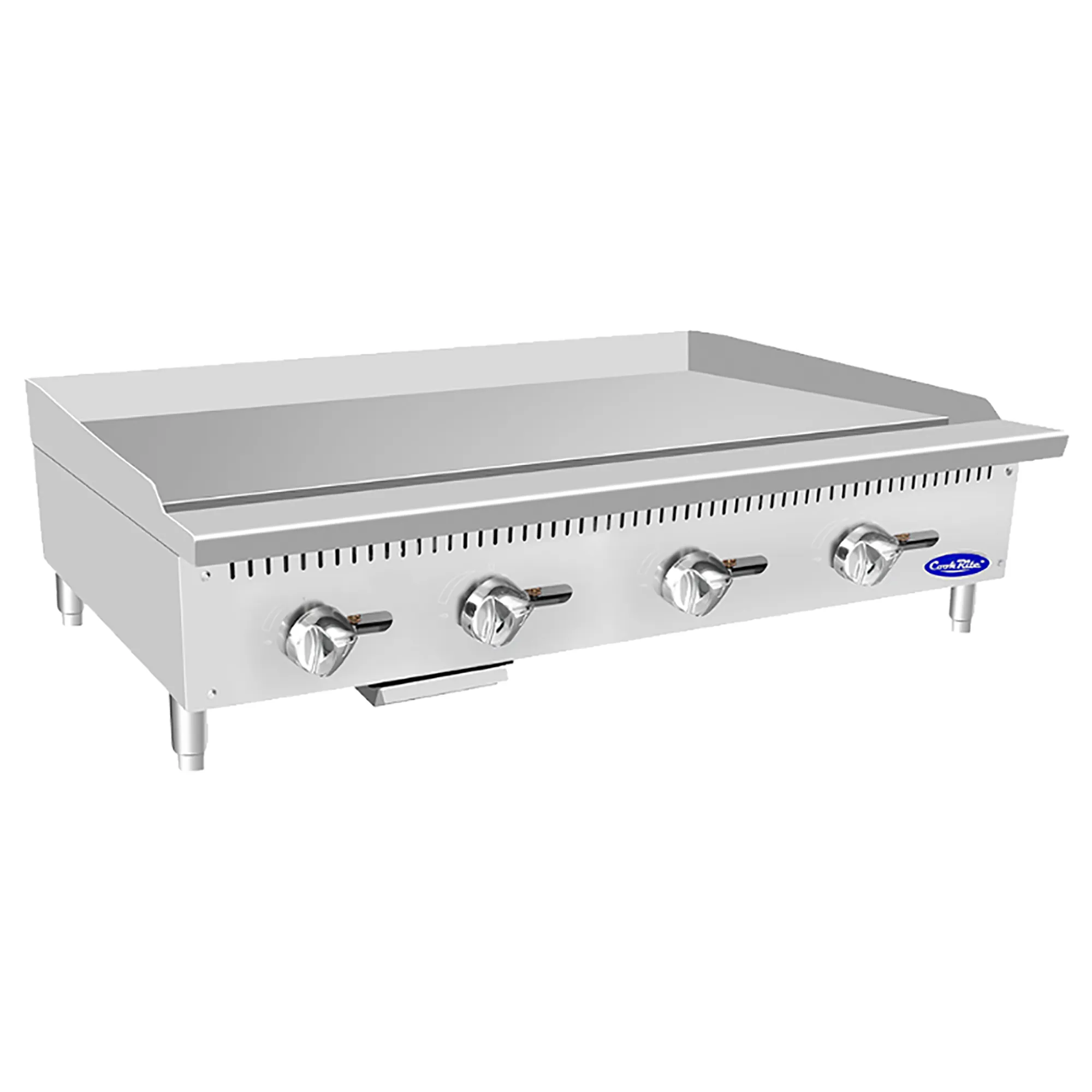 Atosa ATMG-48 Natural Gas/Propane 48" Manual Griddle - 19.9" Deep Plate - Image 3