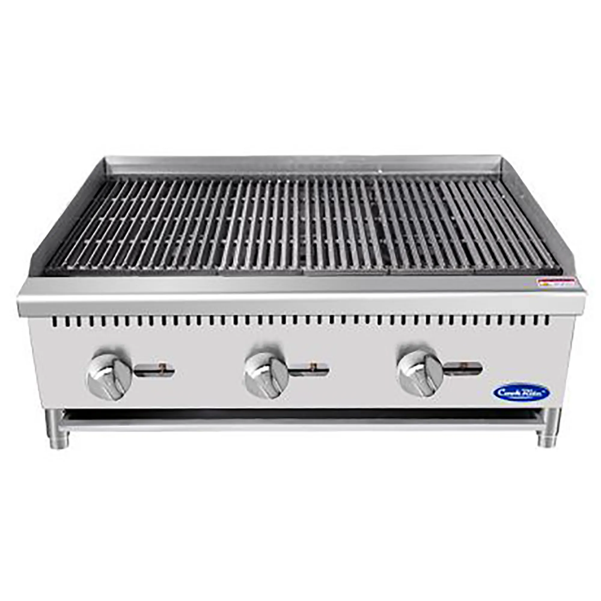 Atosa ATRC/ATCB-36 Series Natural Gas/Propane 36" Heavy Duty Charbroiler - Radiant or Lava Rock