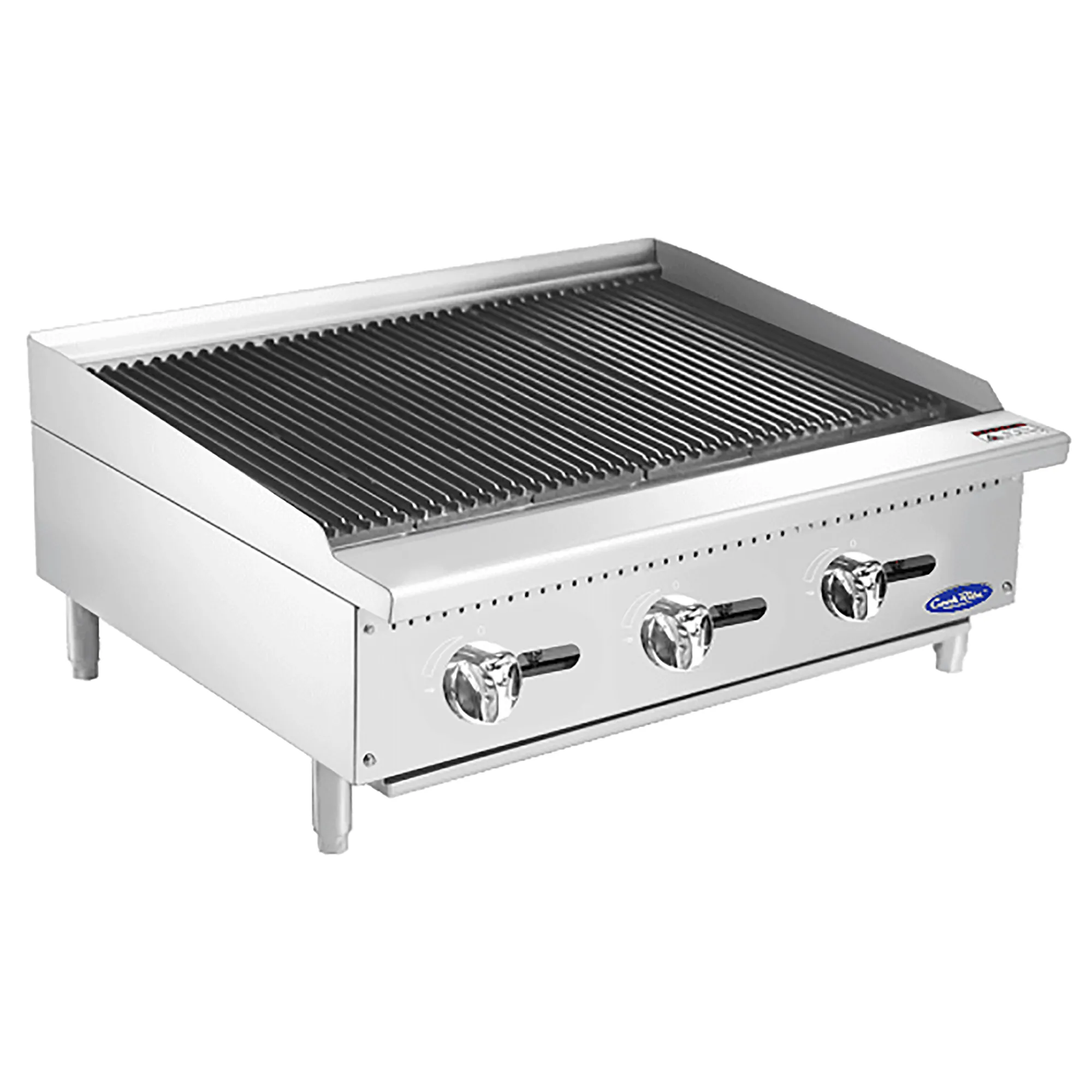 Atosa ATRC/ATCB-36 Series Natural Gas/Propane 36" Heavy Duty Charbroiler - Radiant or Lava Rock - Image 2