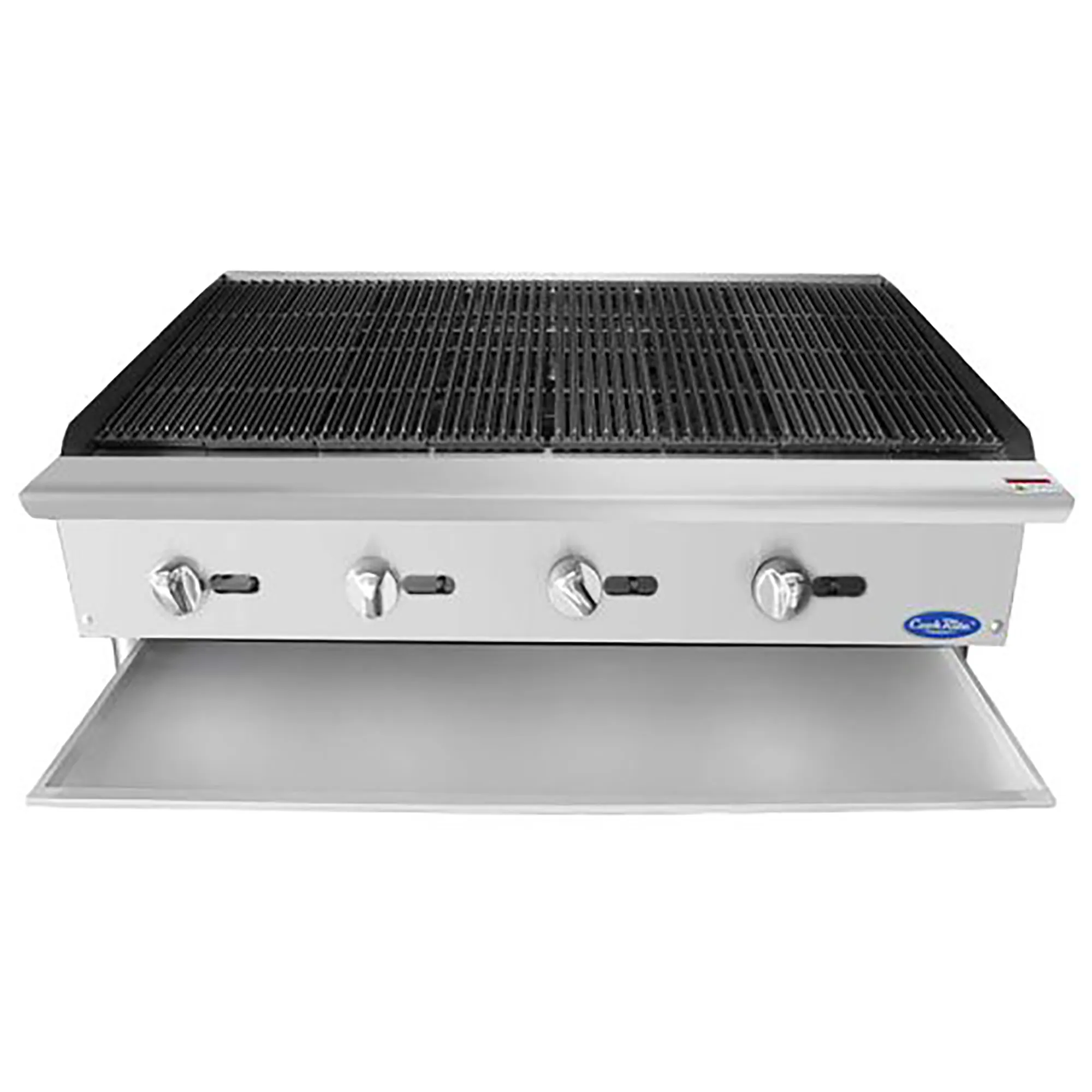 Atosa ATRC/ATCB-48 Series Natural Gas/Propane 48" Heavy Duty Charbroiler - Radiant or Lava Rock - Image 3