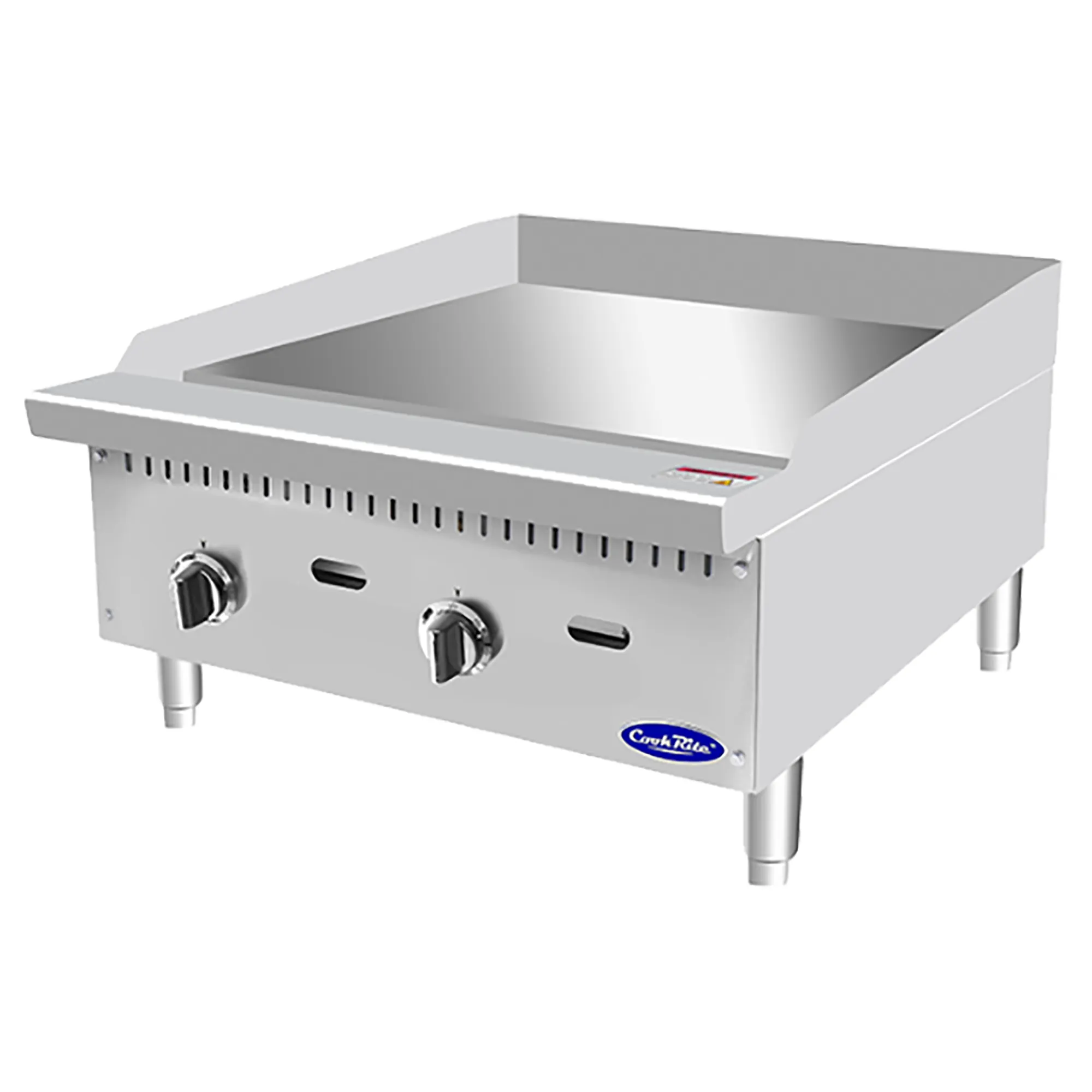Atosa ATTG-24 Natural Gas/Propane 24" Thermostatic Griddle - 19.9" Deep Plate - Image 2