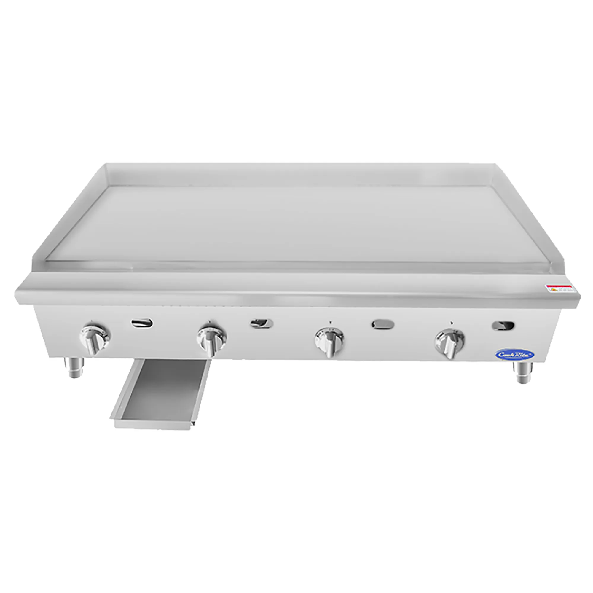 Atosa ATTG-48 Natural Gas/Propane 48" Thermostatic Griddle - 19.9" Deep Plate - Image 5