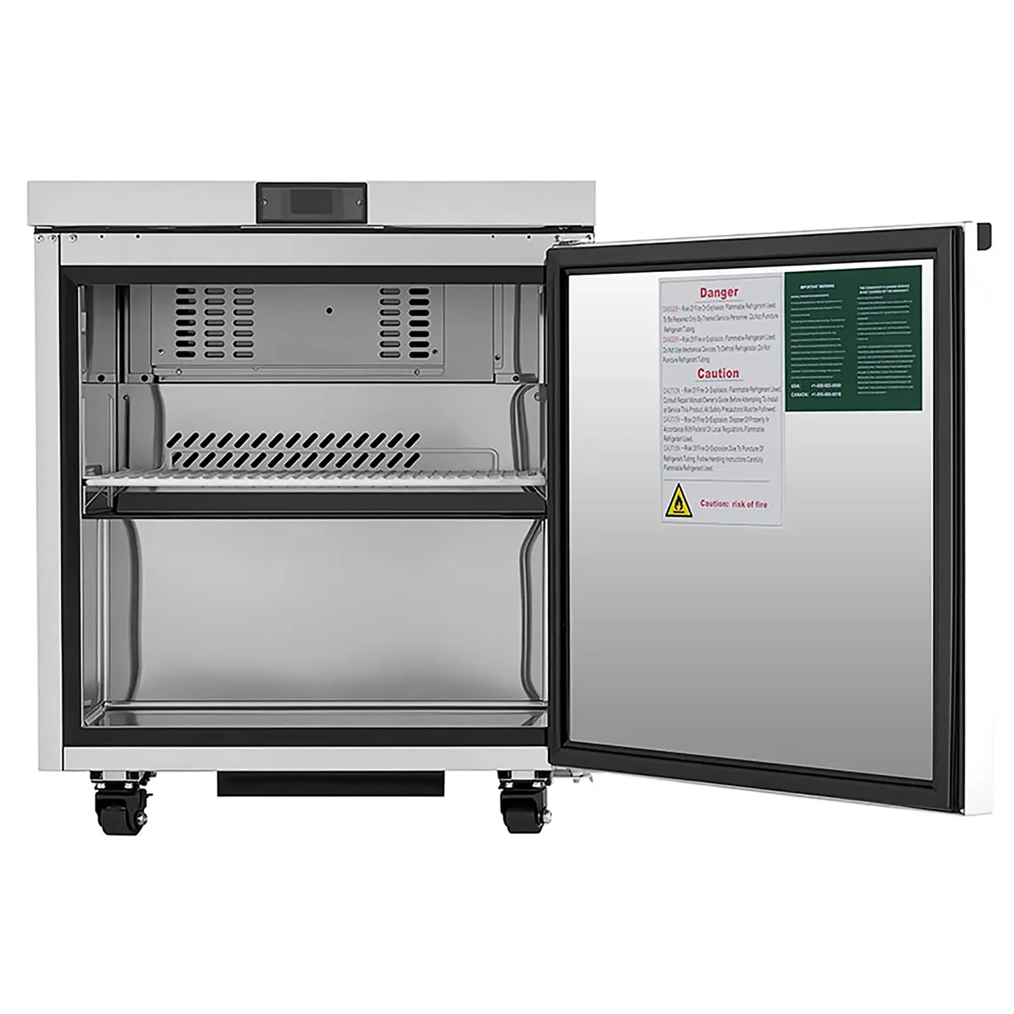 Atosa AUF27SD Single Door 27" Freezer Work Table - Various Configurations - Image 4