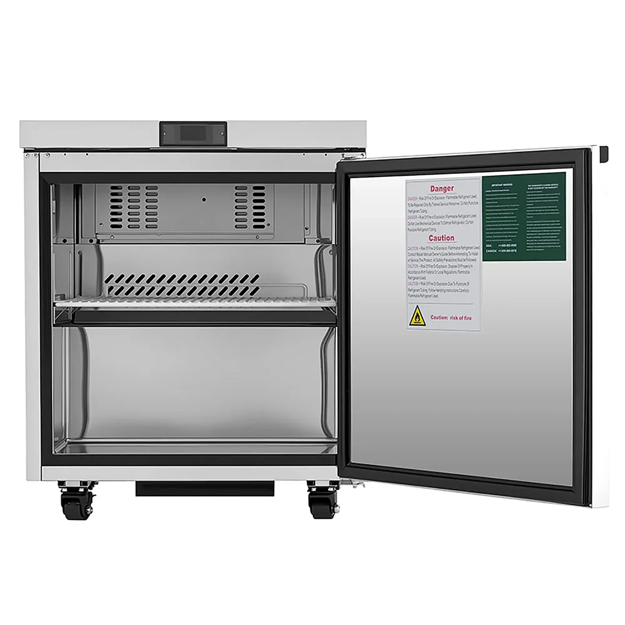 Atosa AUR27SD Single Door 27" Refrigerated Work Table - Various Configurations - Image 4