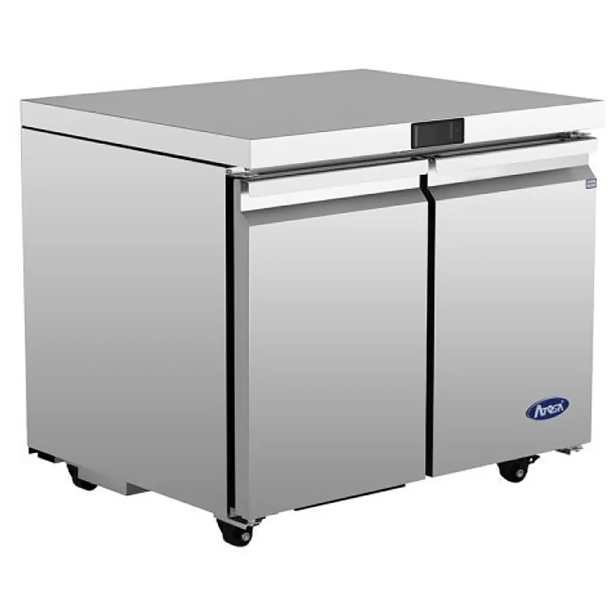 Atosa AUR36SD Double Door 36" Refrigerated Work Table - Image 2