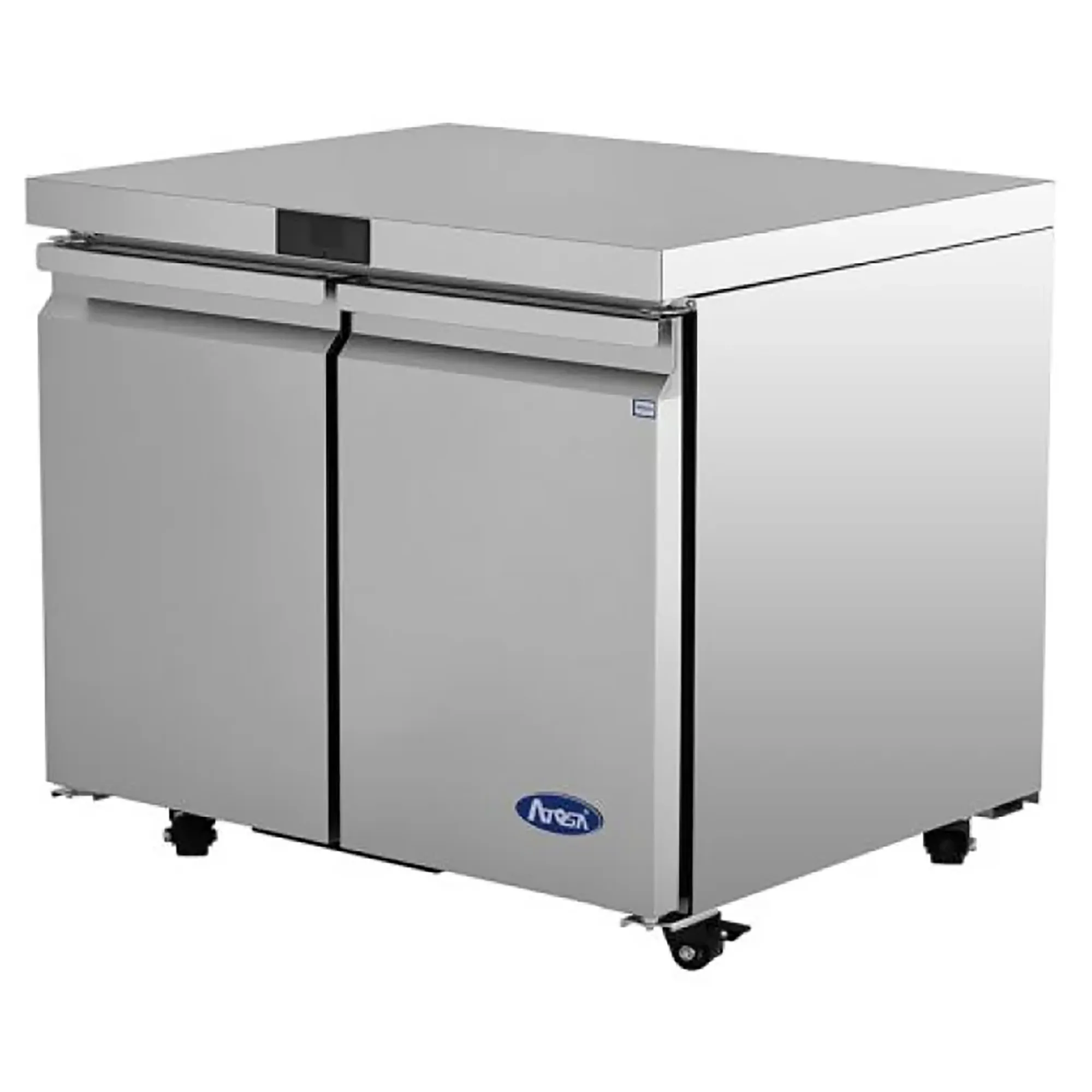Atosa AUR36SD Double Door 36" Refrigerated Work Table - Image 3