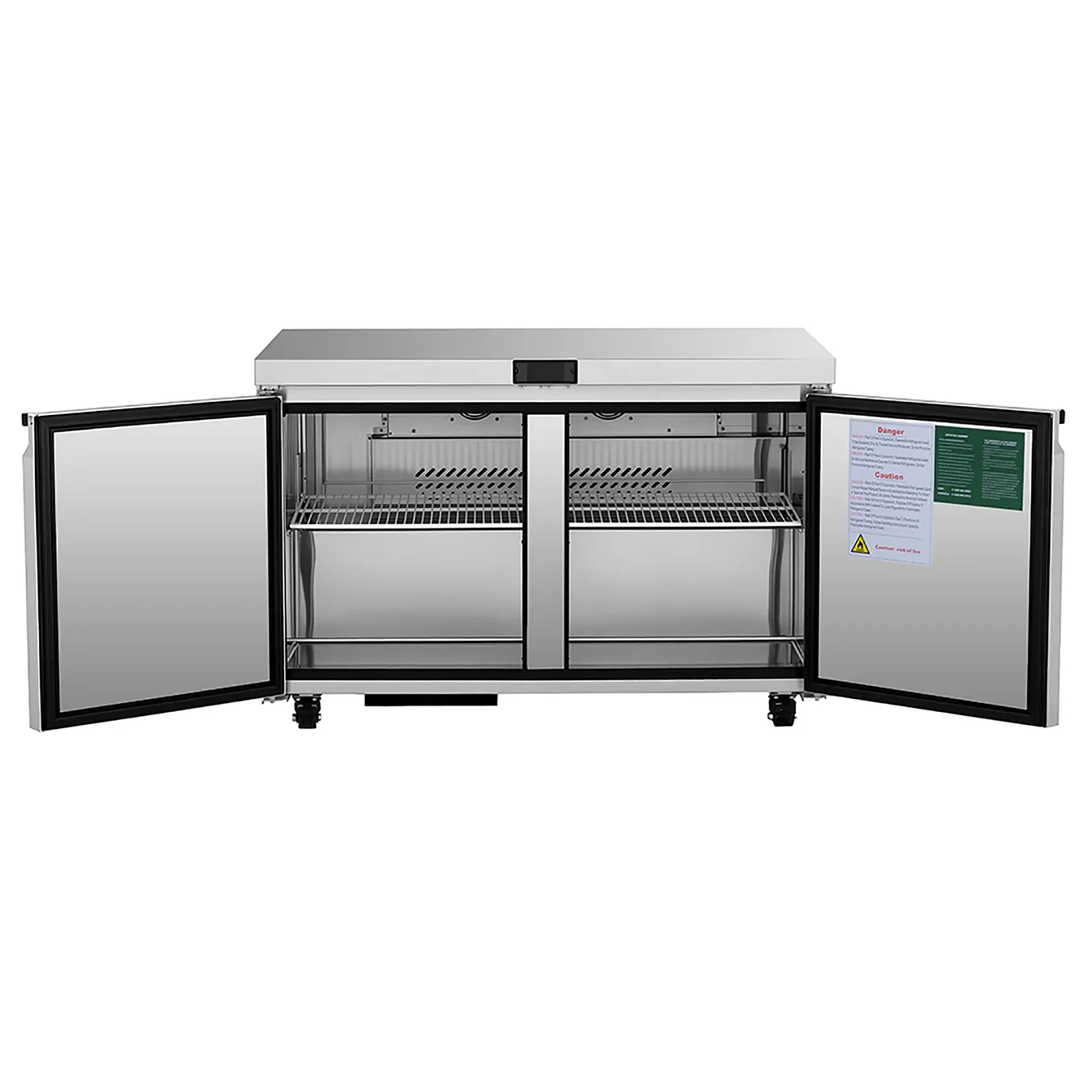 Atosa AUR48SD Double Door 48" Refrigerated Work Table - Various Configurations - Image 4