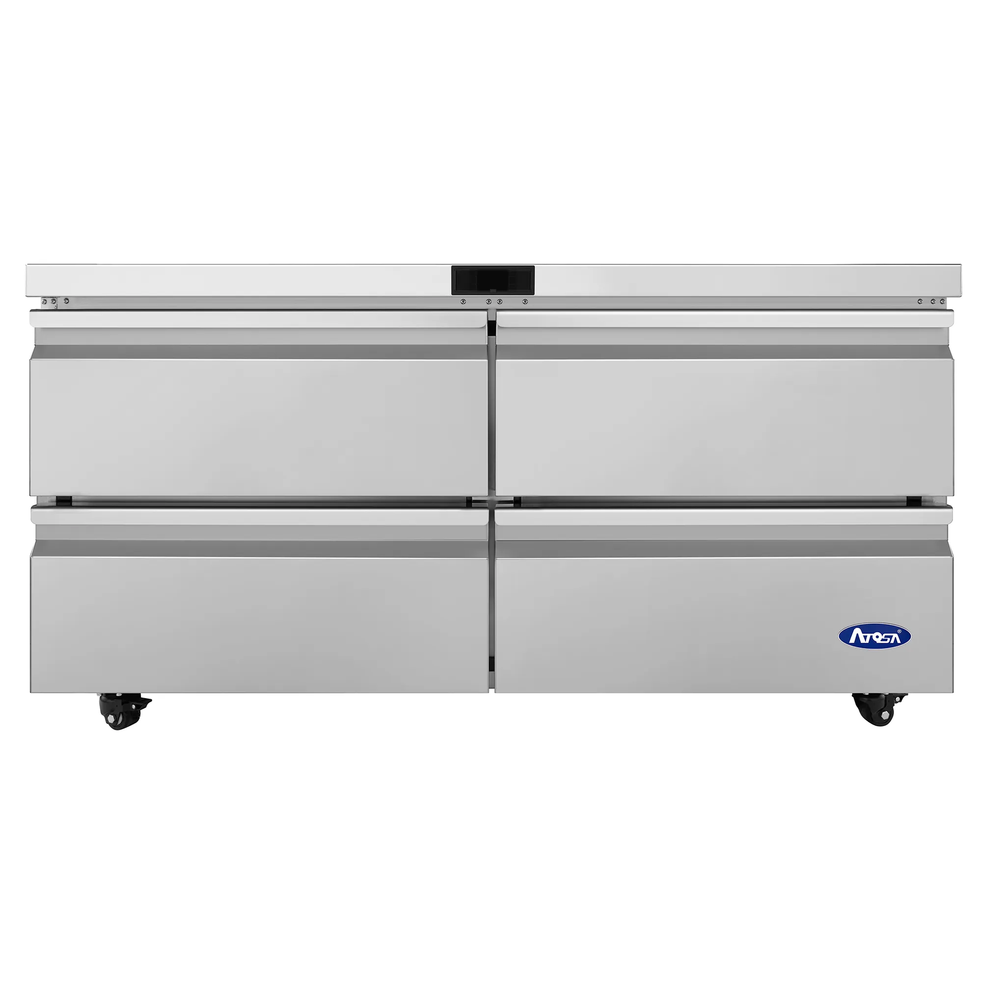 Atosa AUR60SD Double Door 60" Refrigerated Work Table - Various Configurations - Image 2