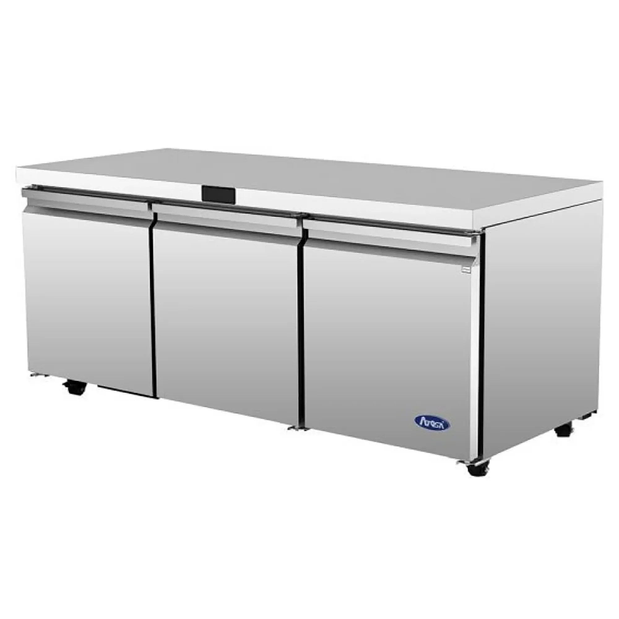 Atosa AUR72SD Triple Door 72" Refrigerated Work Table - Various Configurations - Image 3