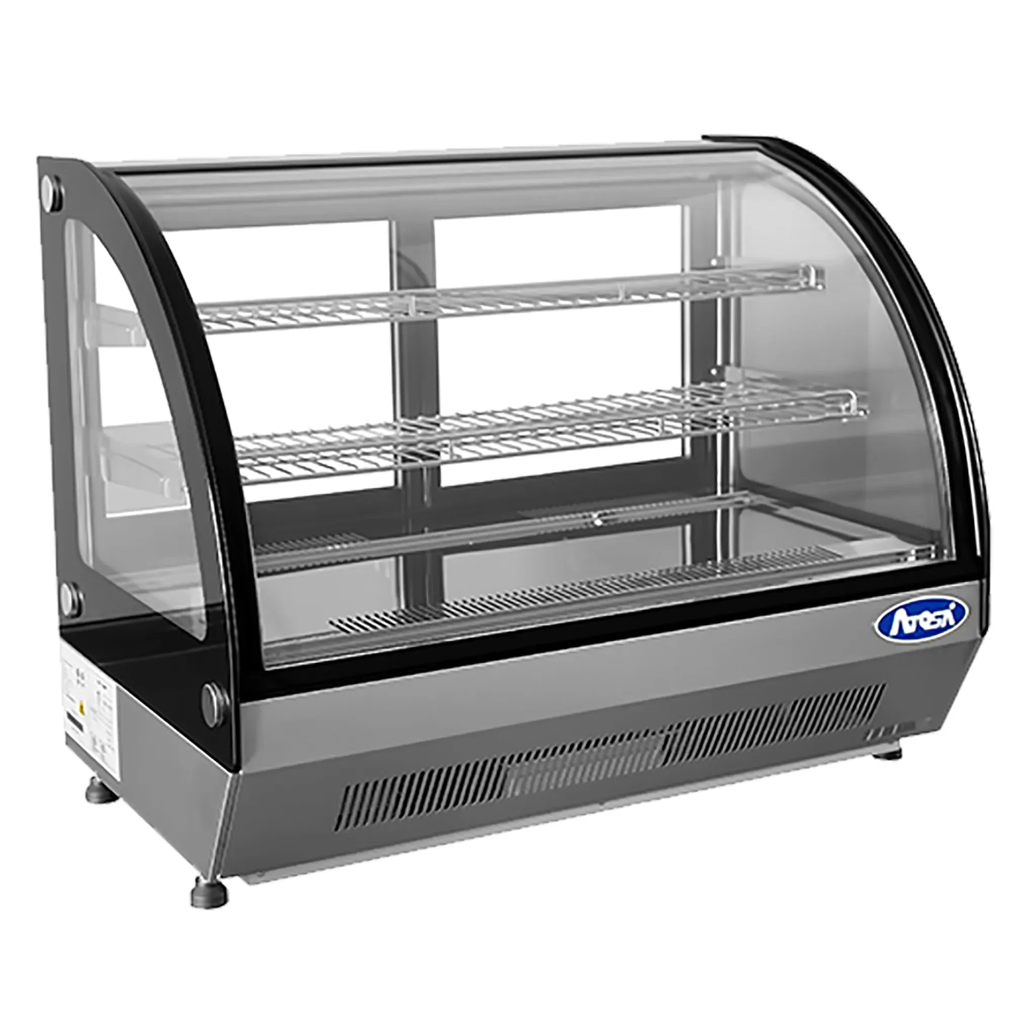 Atosa CRDC-35 Counter Top 28" Curved Glass Refrigerated Pastry Display Case - Image 2