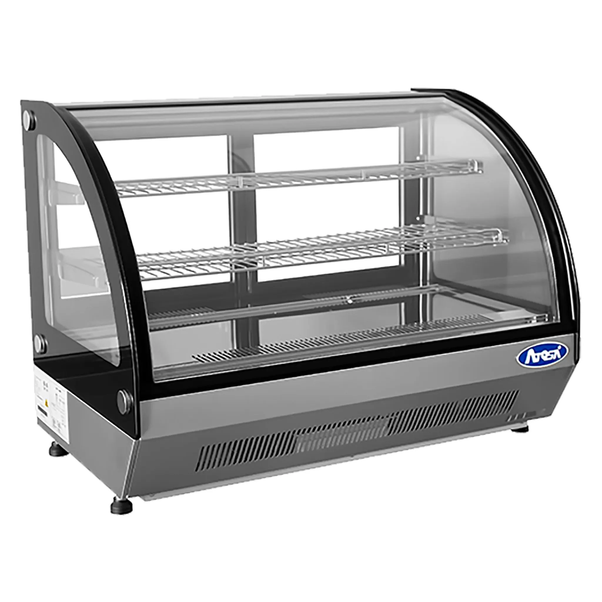 Atosa CRDC-46 Counter Top 36" Curved Glass Refrigerated Pastry Display Case - Image 2