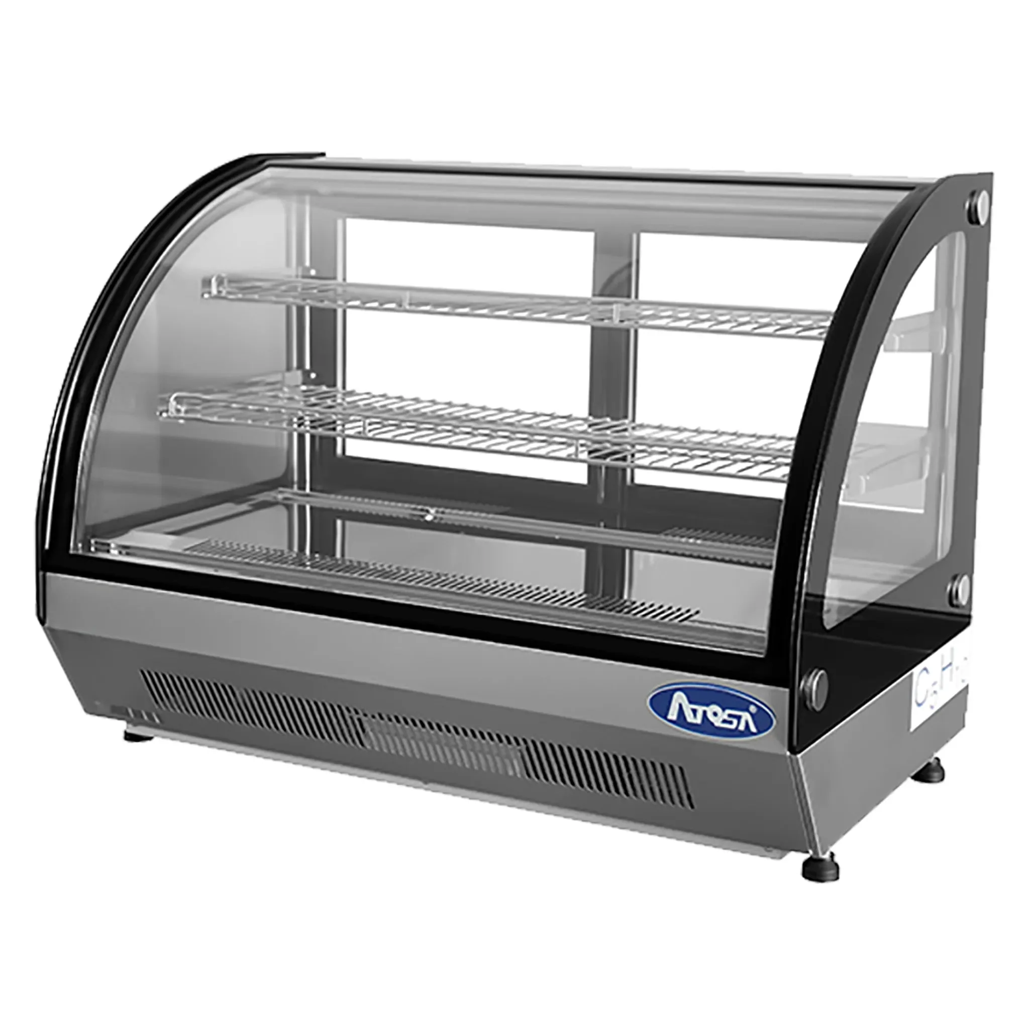 Atosa CRDC-46 Counter Top 36" Curved Glass Refrigerated Pastry Display Case - Image 3
