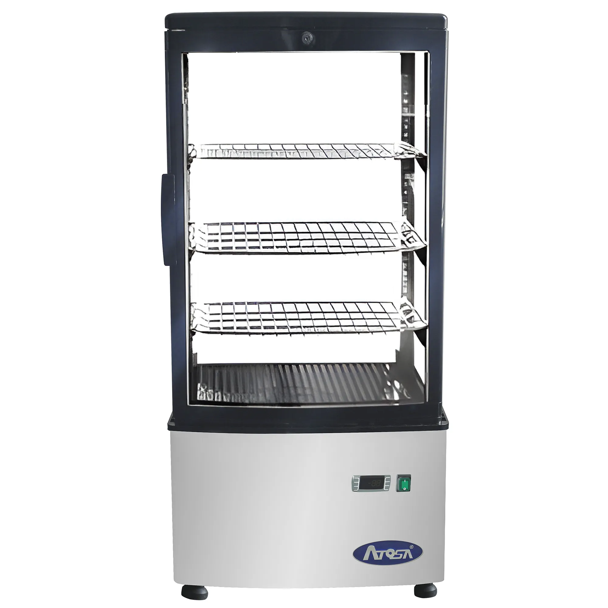Atosa DSRC-28 Counter Top Four Sided Glass Door Display Refrigerator