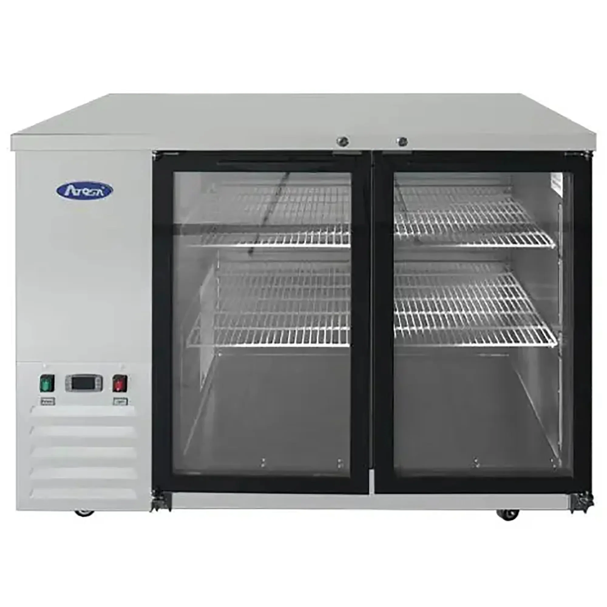 Atosa MBB48GR Stainless Steel 48" Double Door Back Bar Cooler - Various Configurations - Image 2