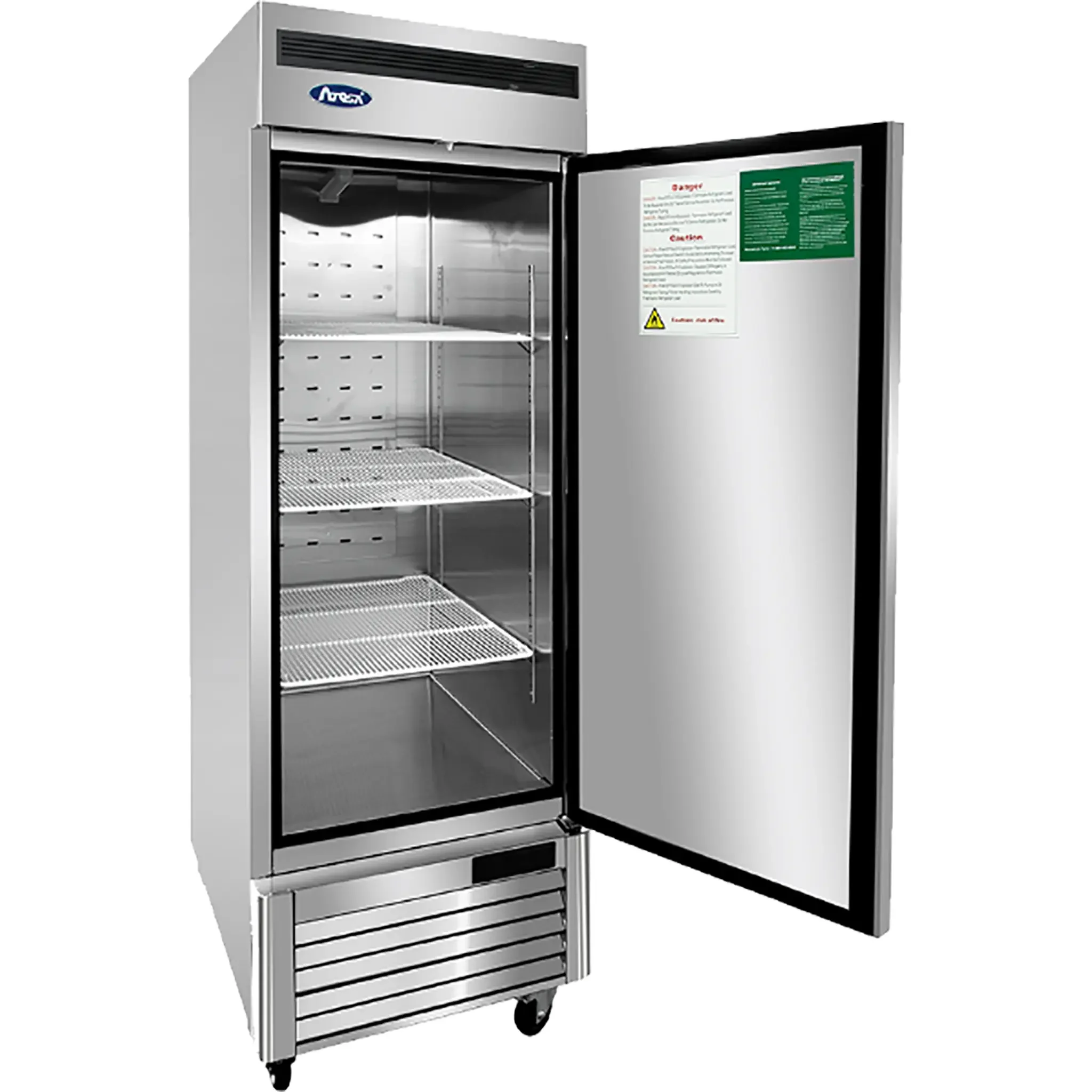 Atosa MBF8501GR Single Solid Door 27" Wide Stainless Steel Freezer - Image 3