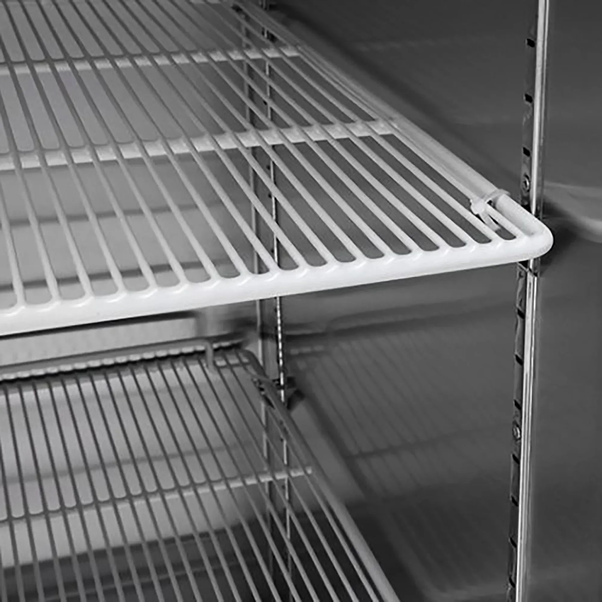 Atosa MBF8506GR Double Solid Door 40" Wide Stainless Steel Refrigerator - Image 4