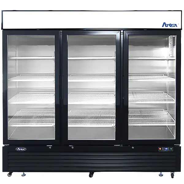 Atosa MCF8724GR Triple Door 82" Wide Display Refrigerator