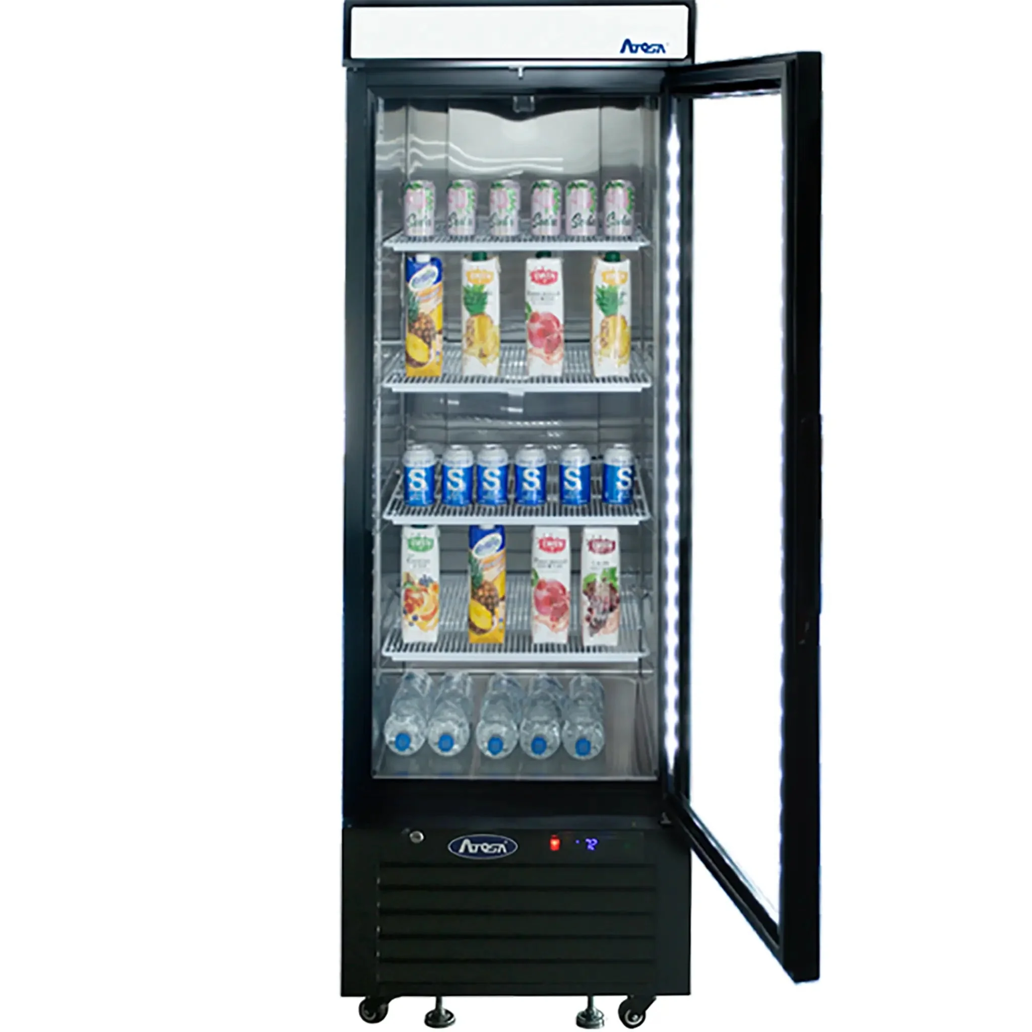 Atosa MCF8726GR Single Door 24" Wide Display Refrigerator - Image 3