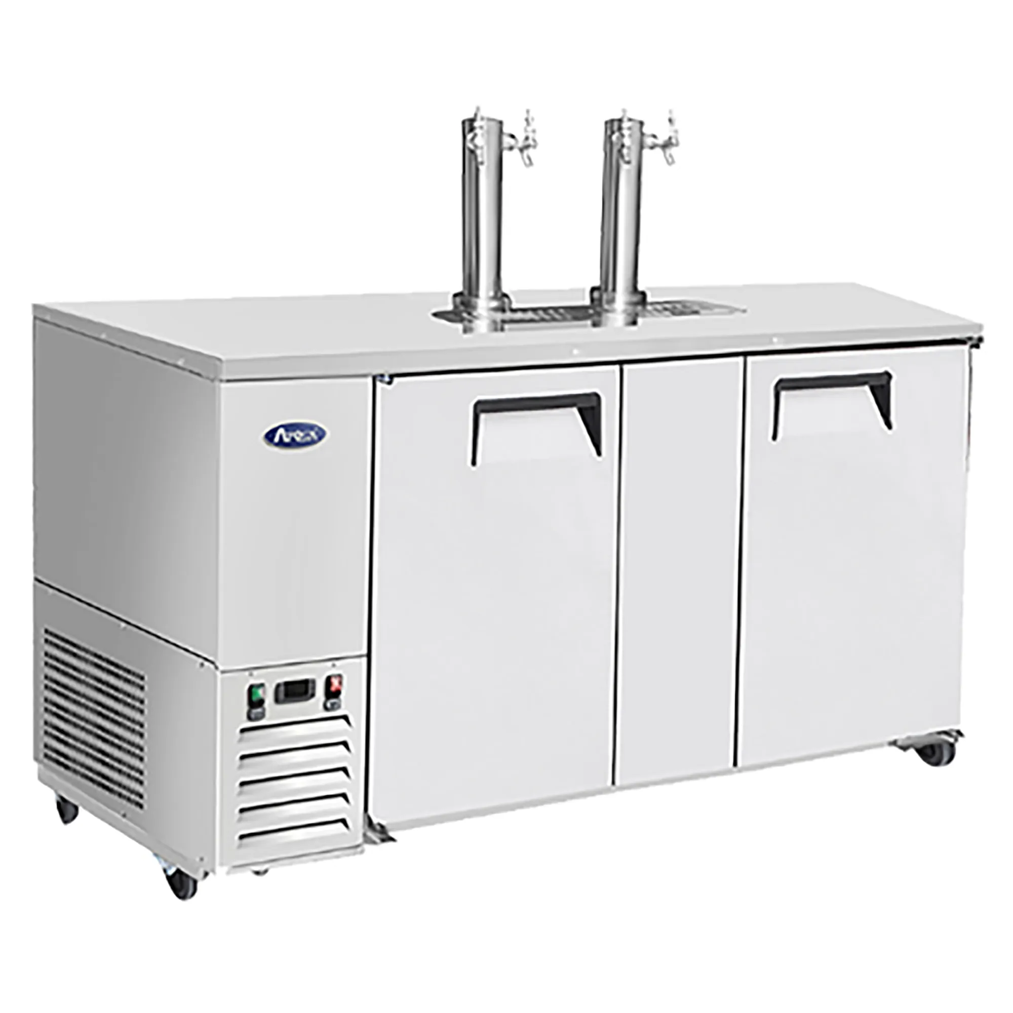 Atosa MKC68GR Double Door 68" Wide Keg Beer Dispensing Cooler